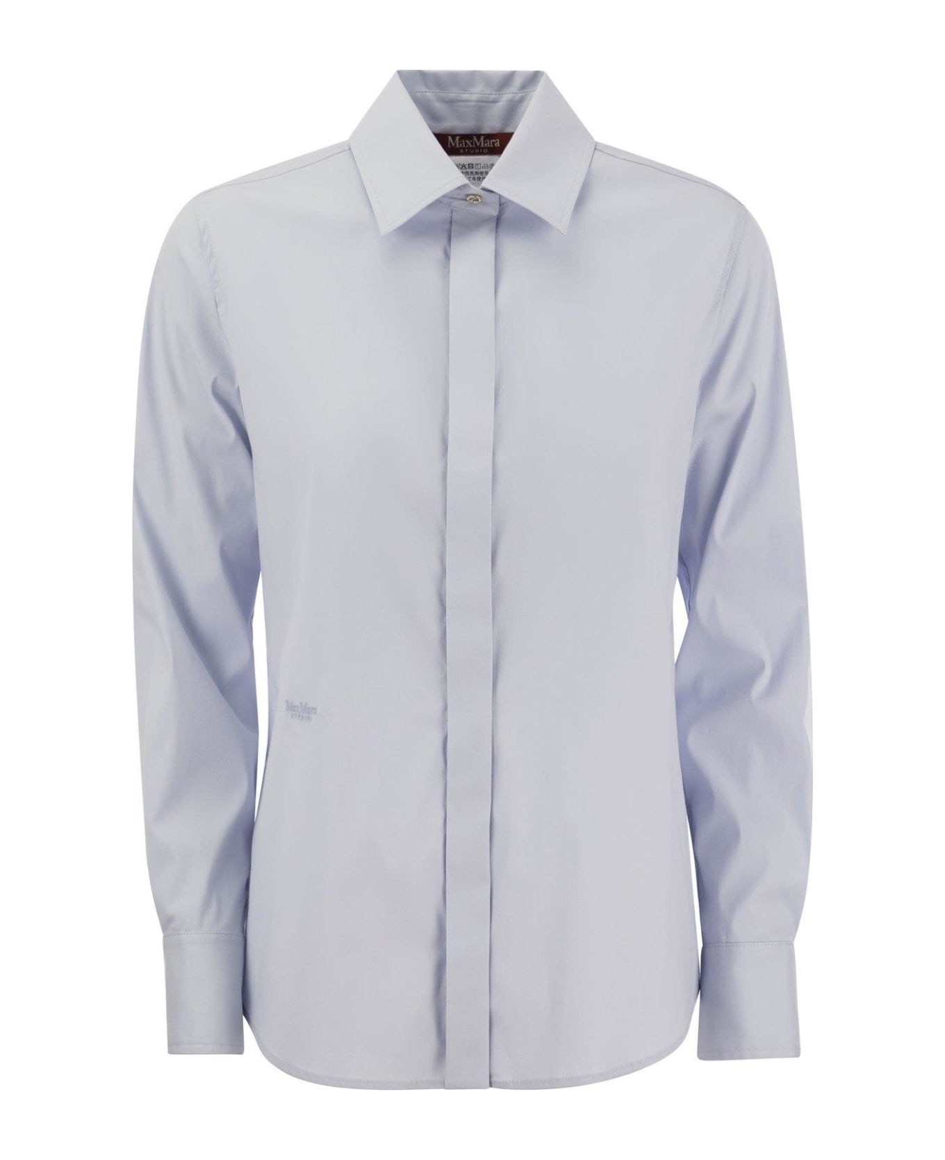 Max Mara Studio Buttoned Long-sleeved Shirt - SAND