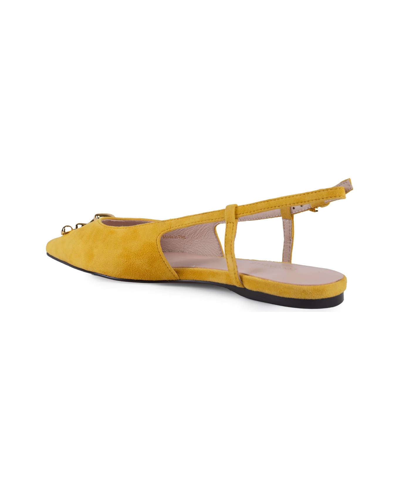 Coccinelle C-me Slingback Sandals In Suede - Soleado