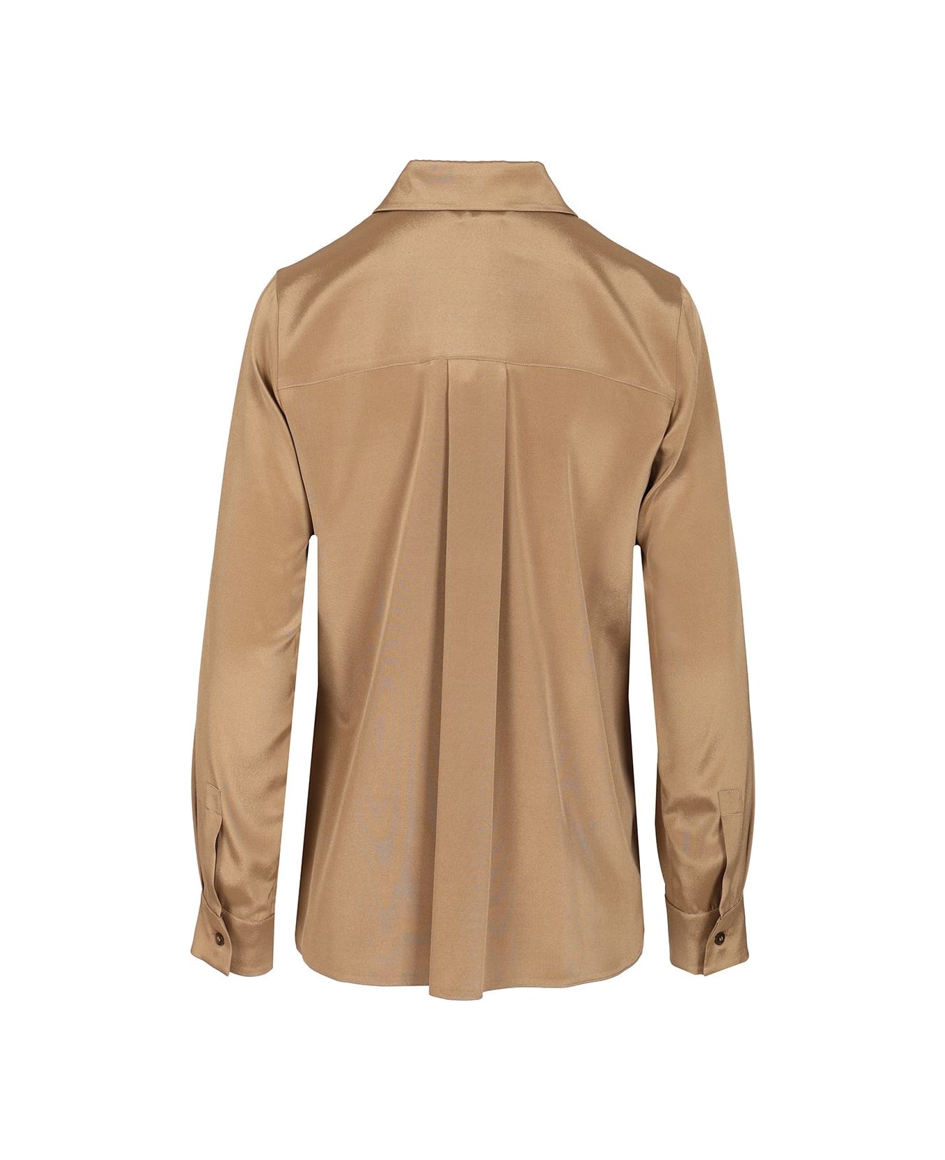 Max Mara Stretch Silk Cady Shirt - Nero