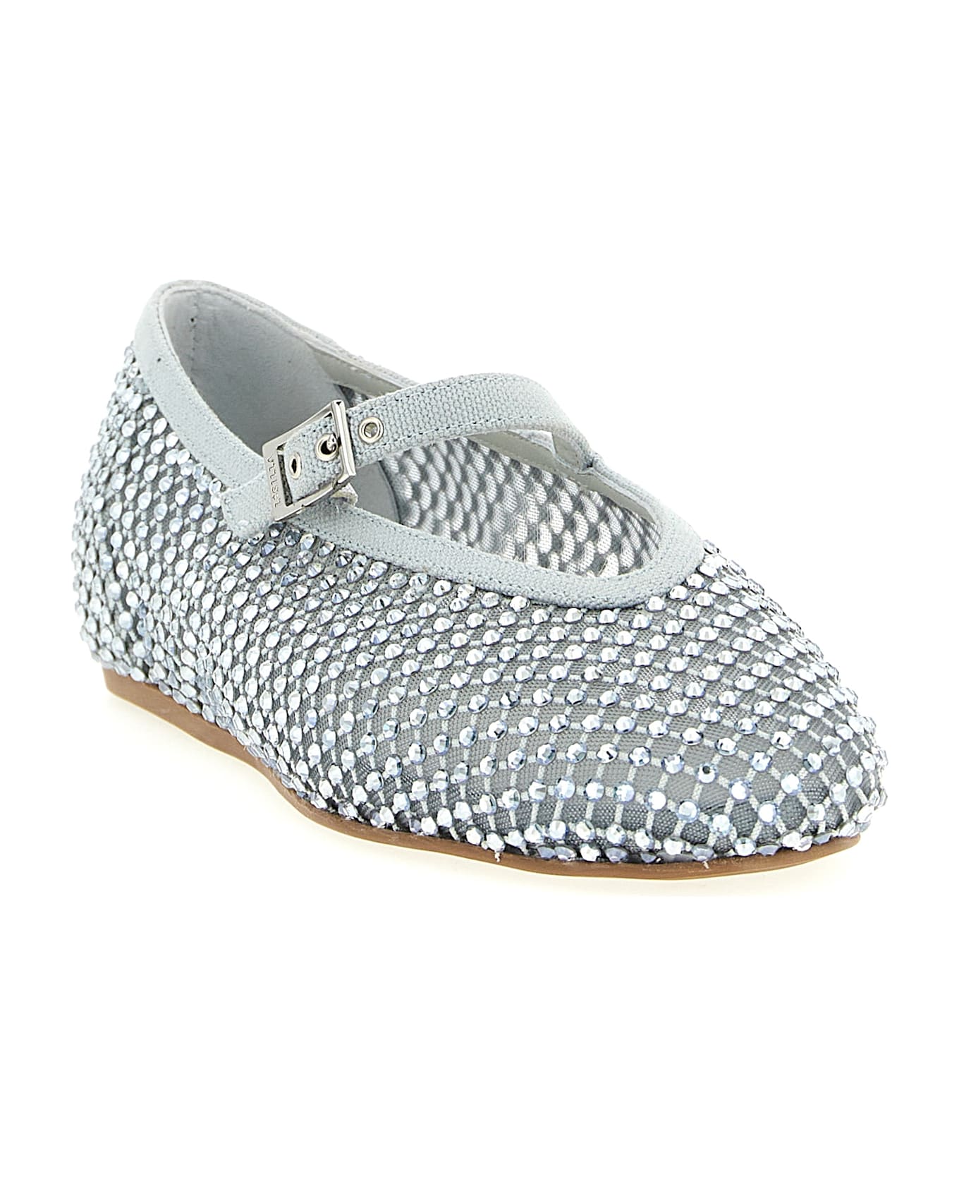 Le Silla 'gilda' Ballet Flats - Silver