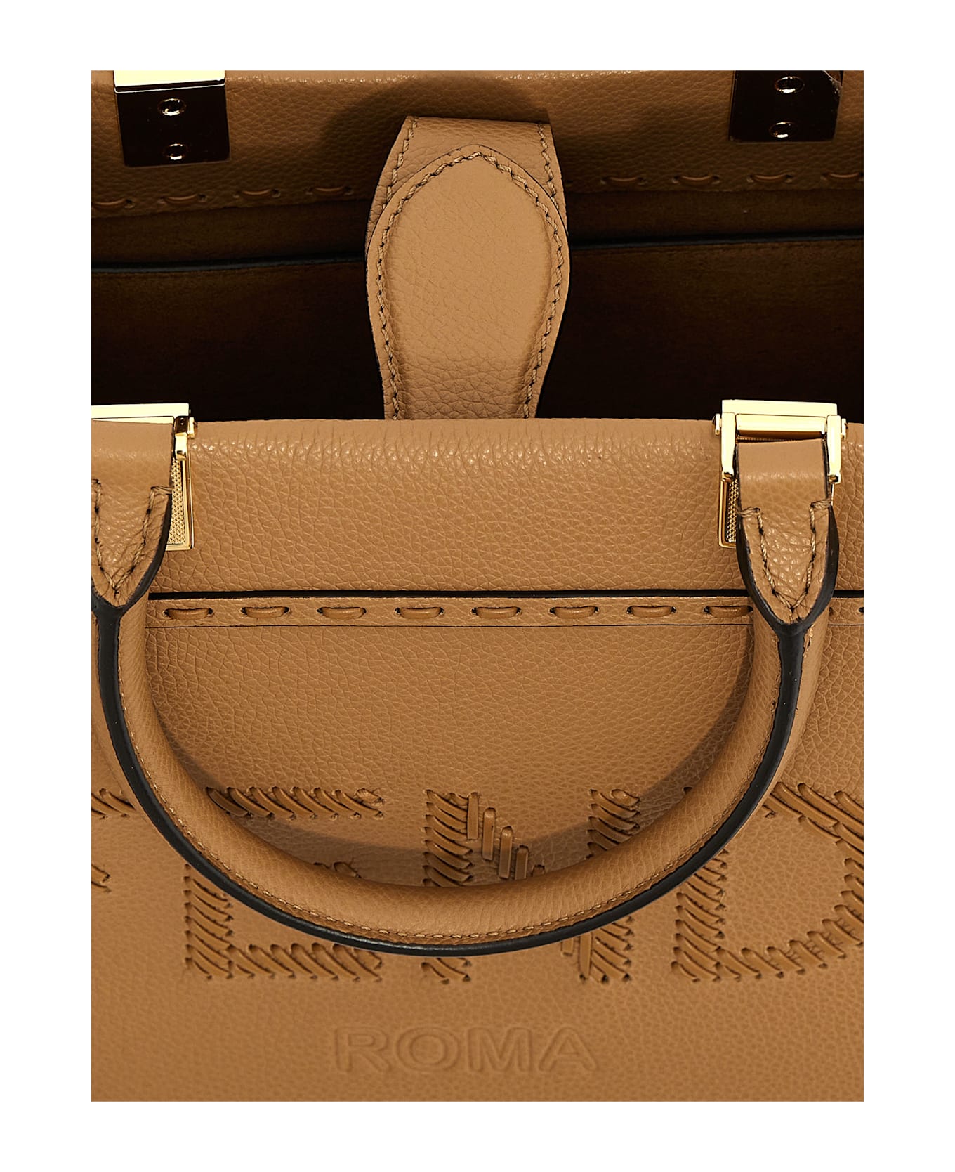 Fendi 'fendi Sunshine Small' Handbag - Beige