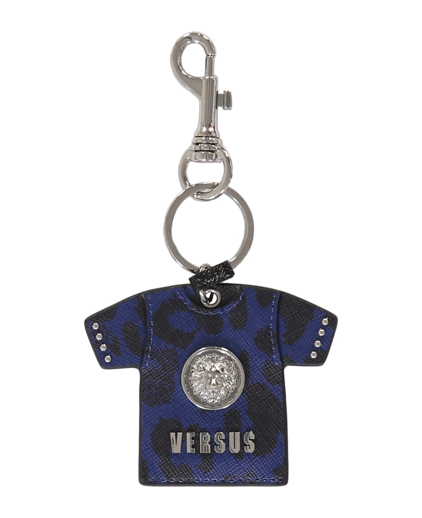 Versus Versace Leather Keyring - blue