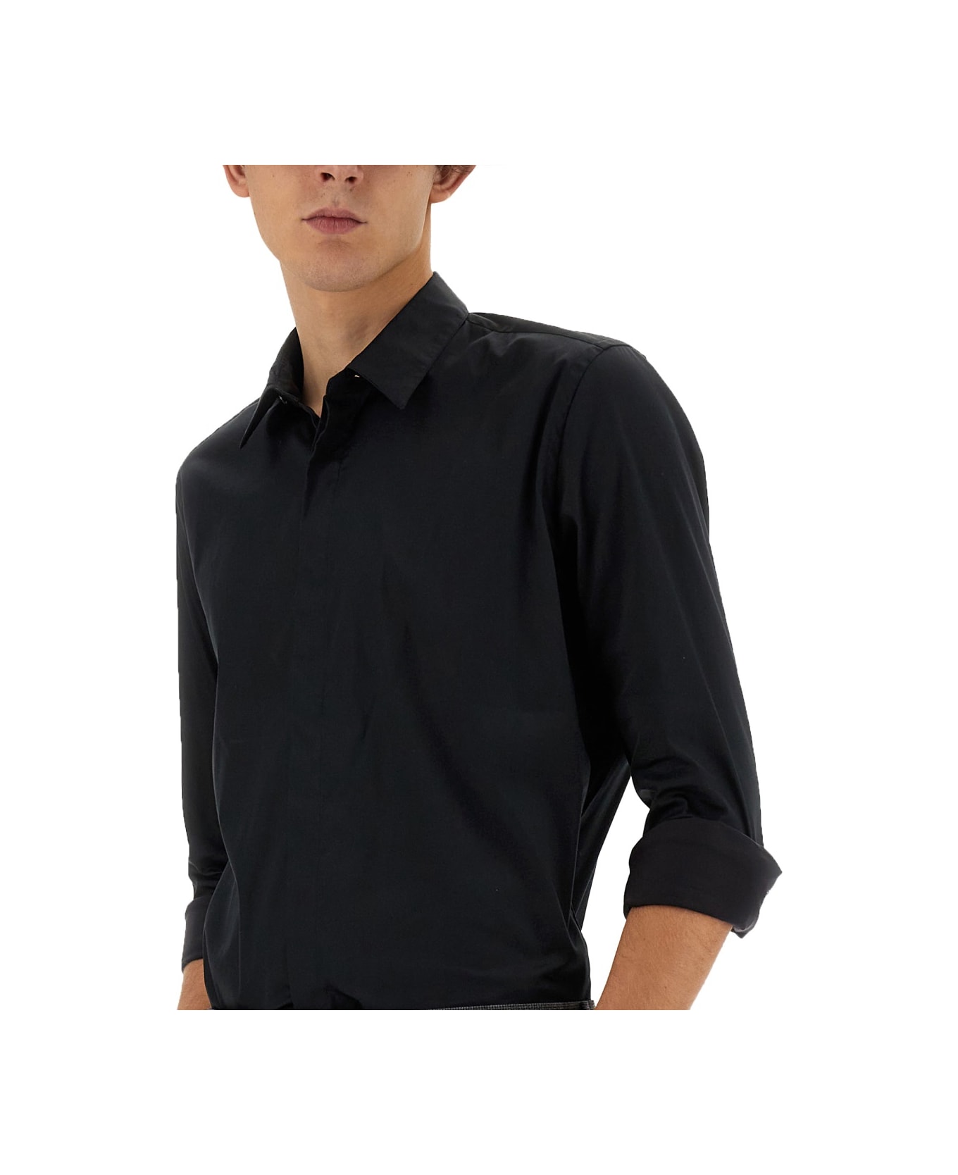 PT01 Cotton Shirt - BLACK