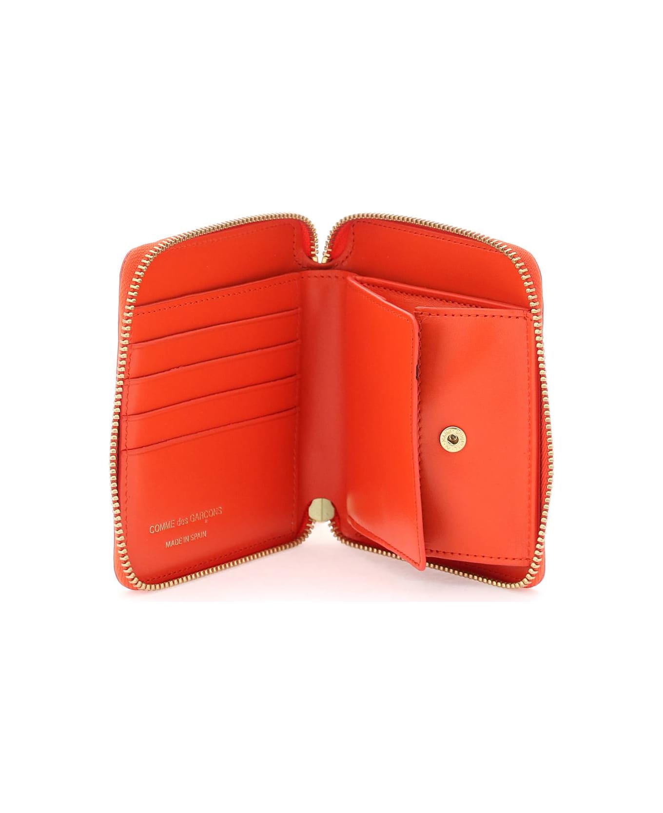 Comme des Garçons Wallet Zip-aournd Wallet - ORANGE (Orange)