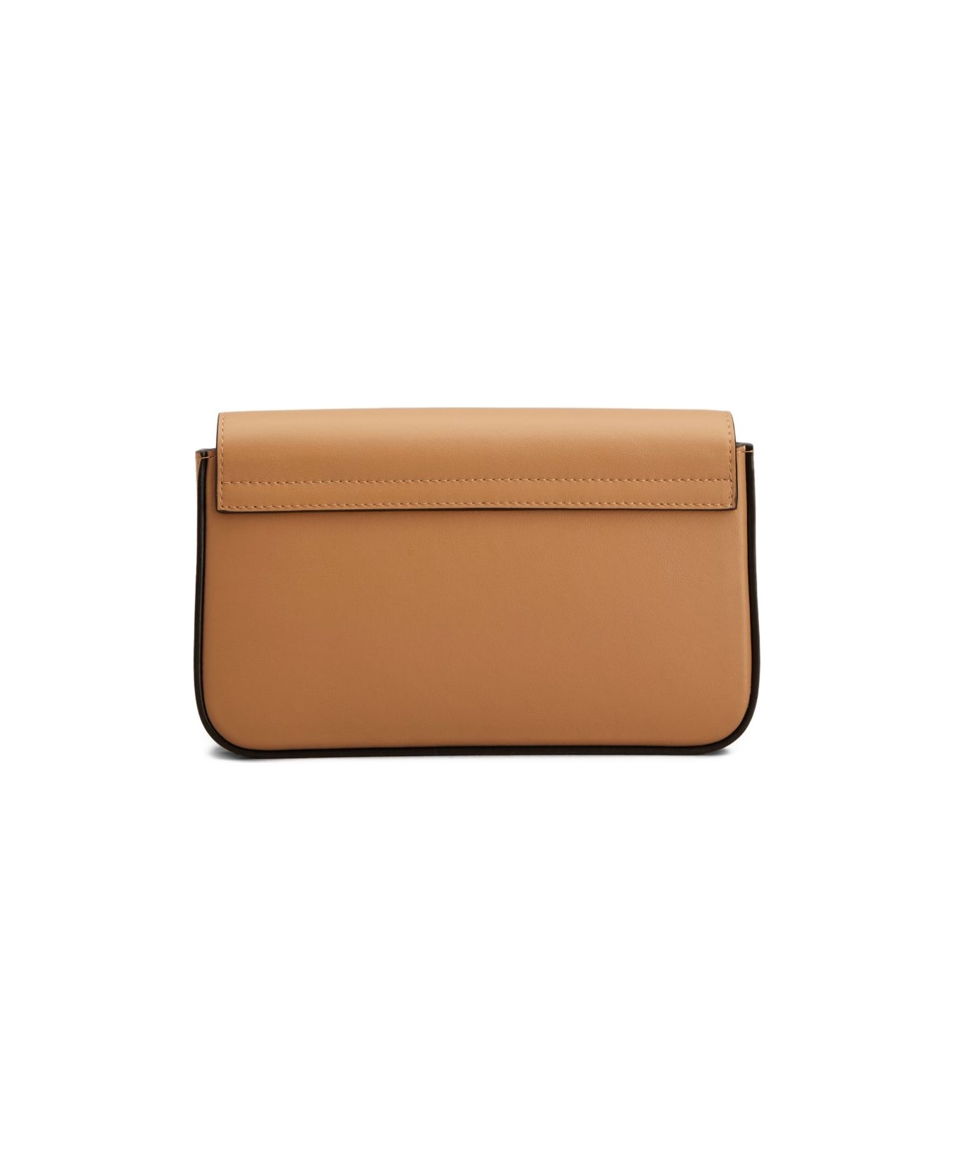 Tod's Flap Leather Mini Bag - Camel