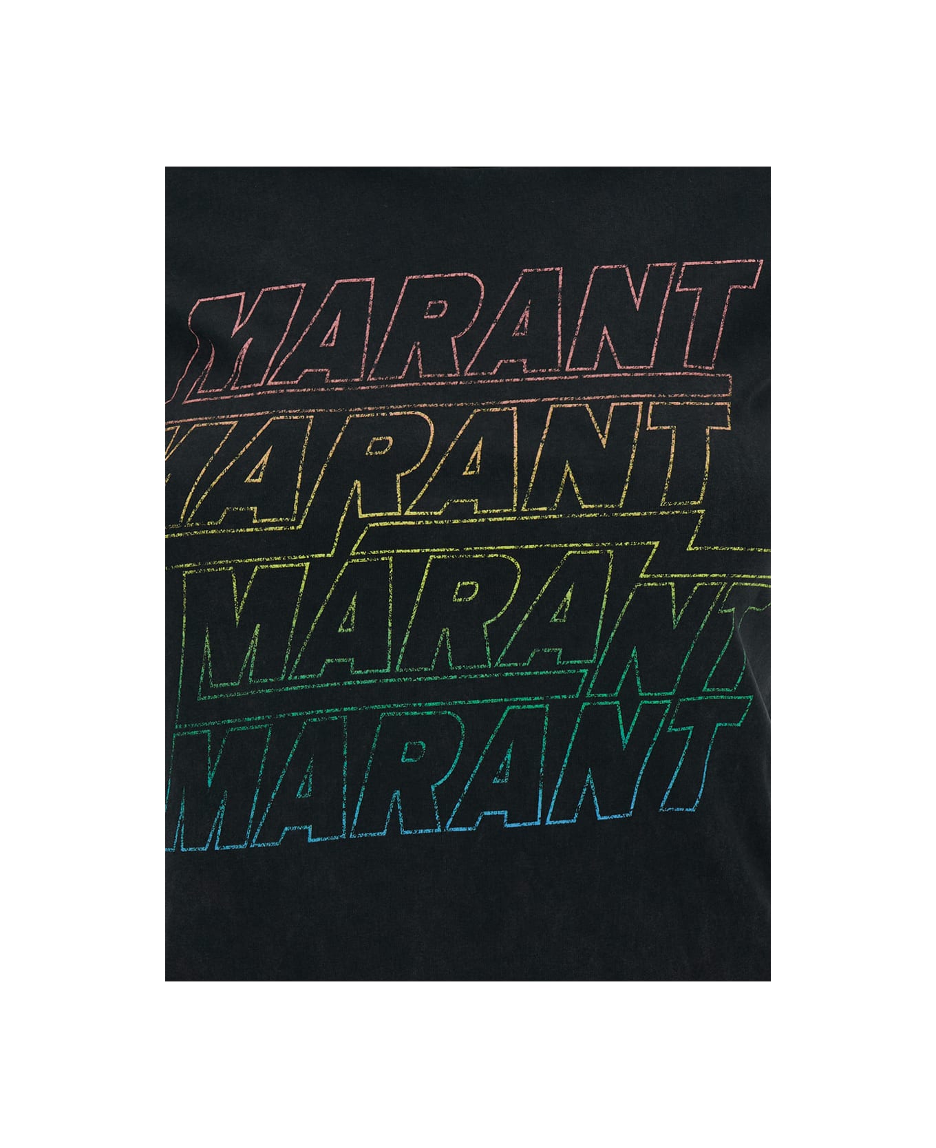 Marant Étoile Ziliani T-shirt - FADED BLACK