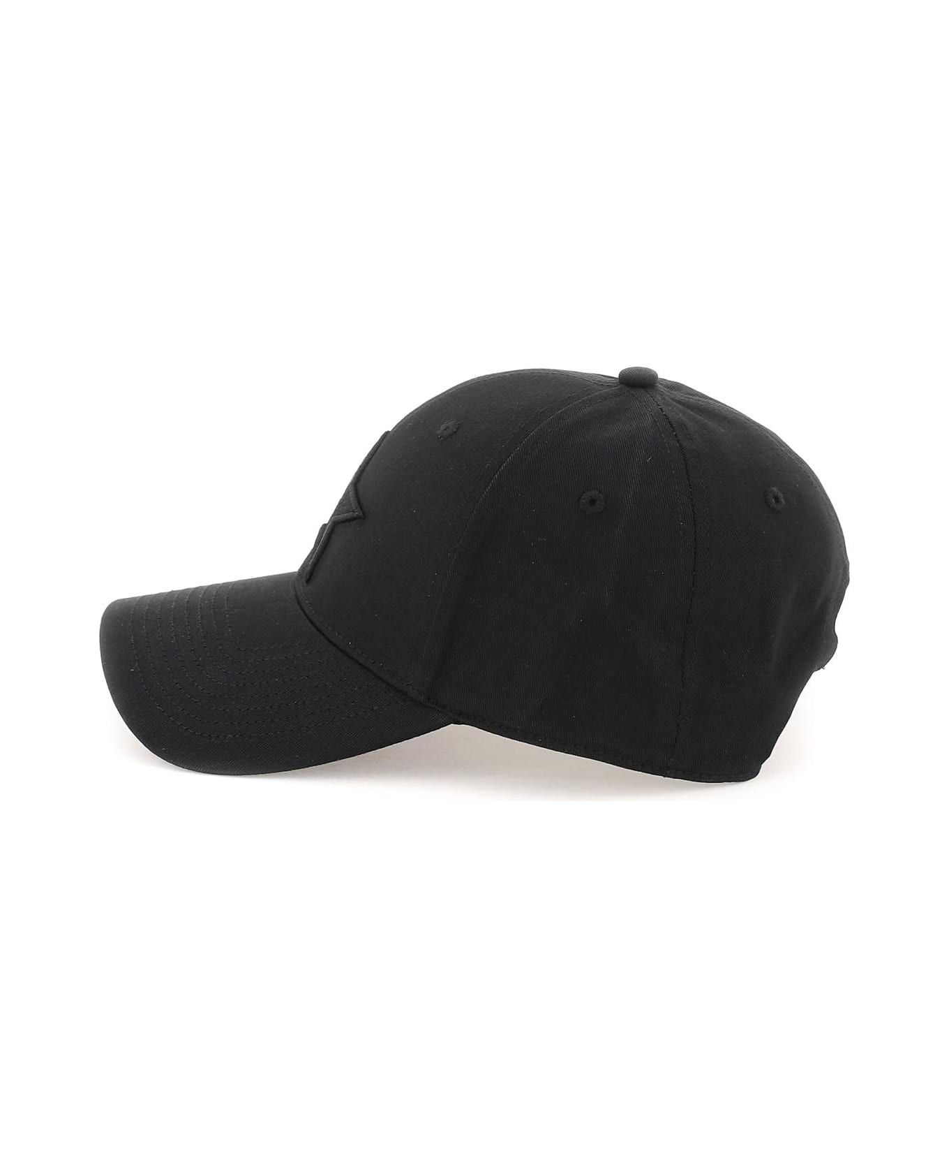 Golden Goose Demos Baseball Hat - BLACK (Black) ヘアアクセサリー