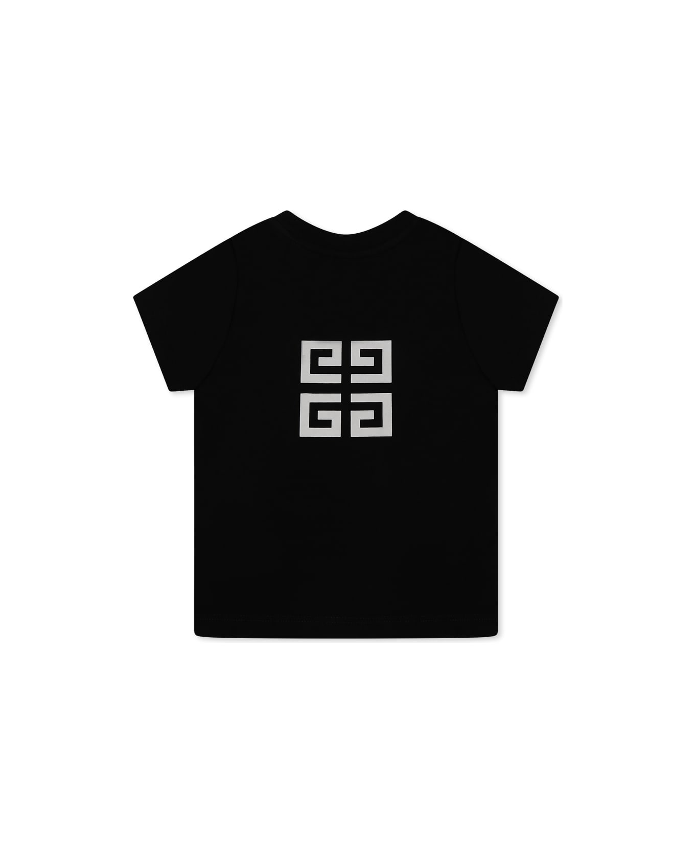 Givenchy Black T-shirt For Baby Boy With Logo - Black