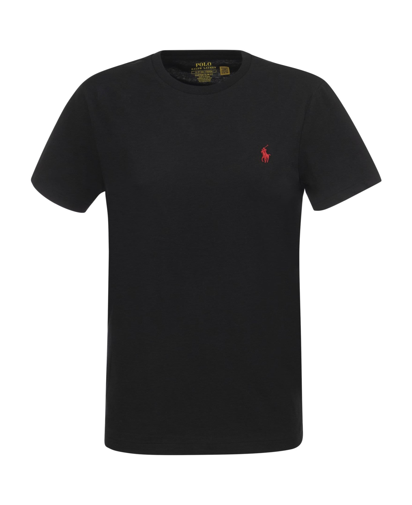 Ralph Lauren Crew-neck Cotton T-shirt - Black