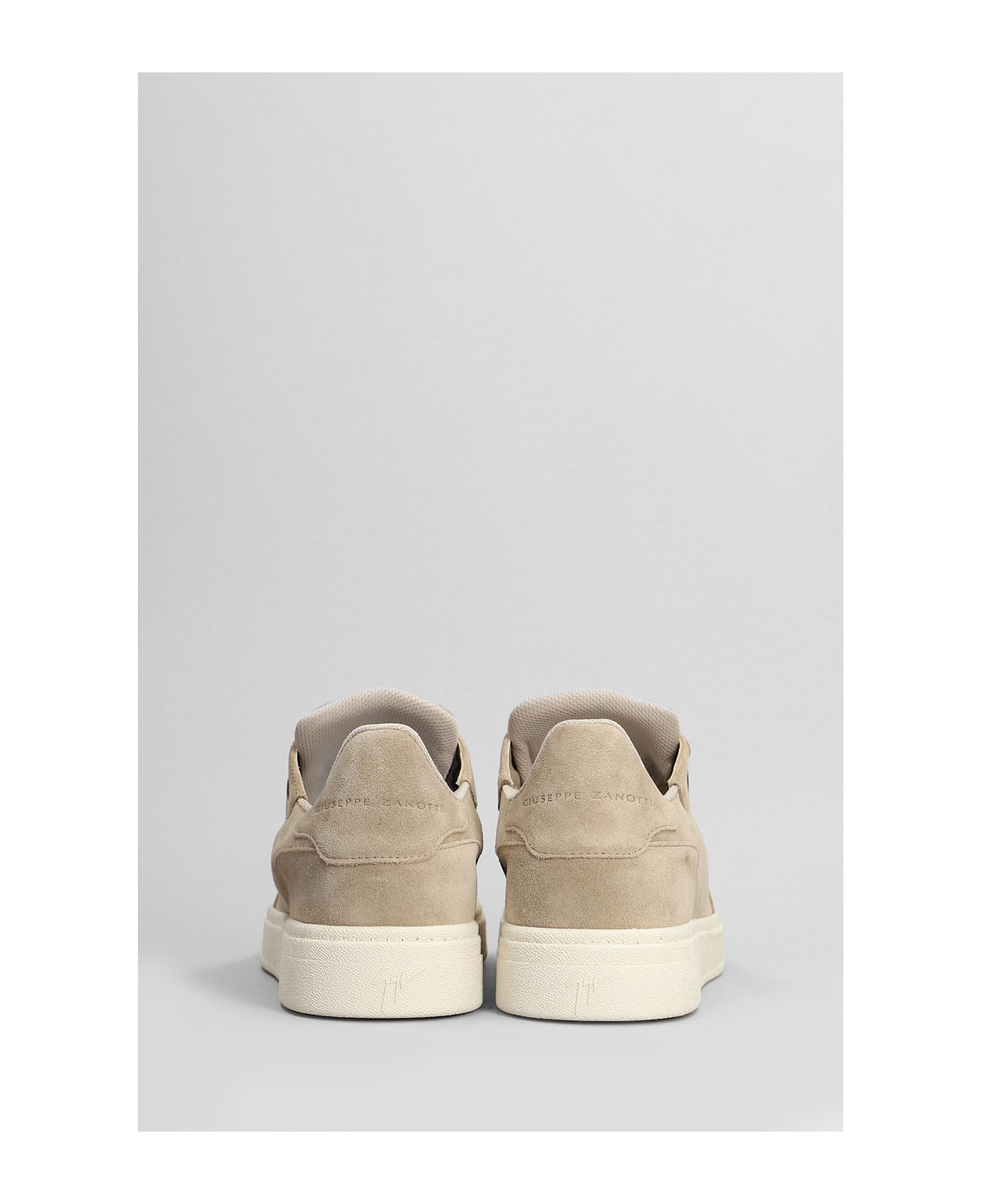 Giuseppe Zanotti Gz94 Sneakers In Beige Suede - beige