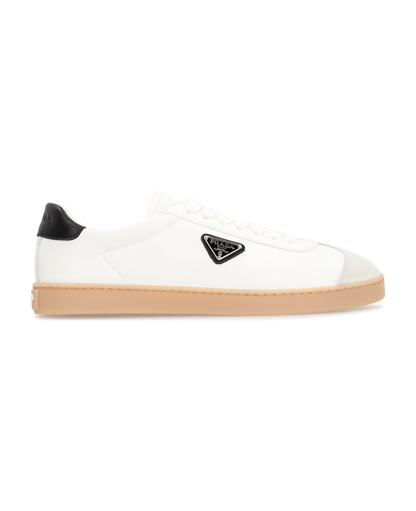 Prada Lane Leather Low-top Sneakers | italist