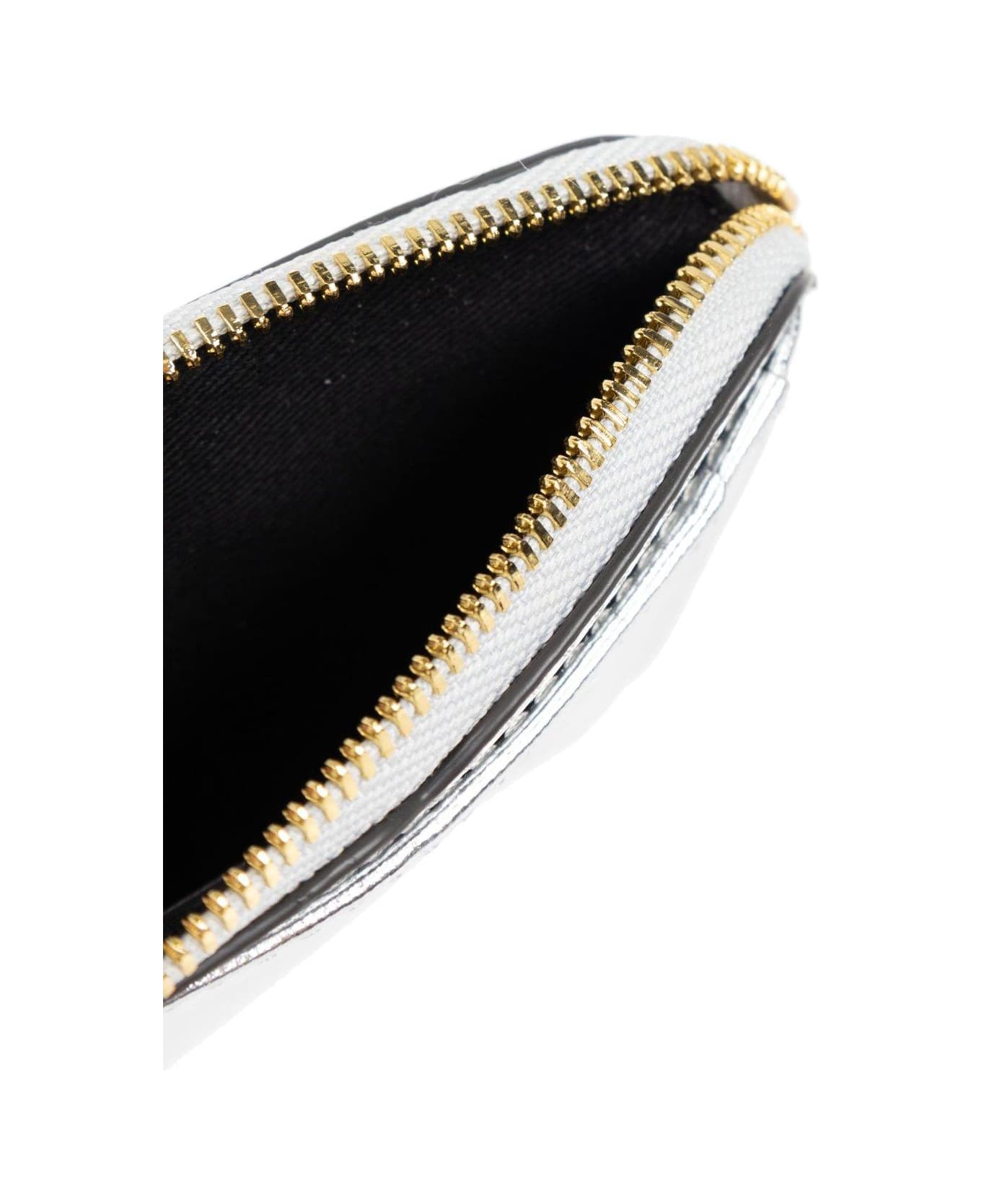 ★Ganni★ Ganibu llic Card Holder Silver A6596018 A65960 Silver Silver GANNI Bou Card Holder With Flap | GANNI US