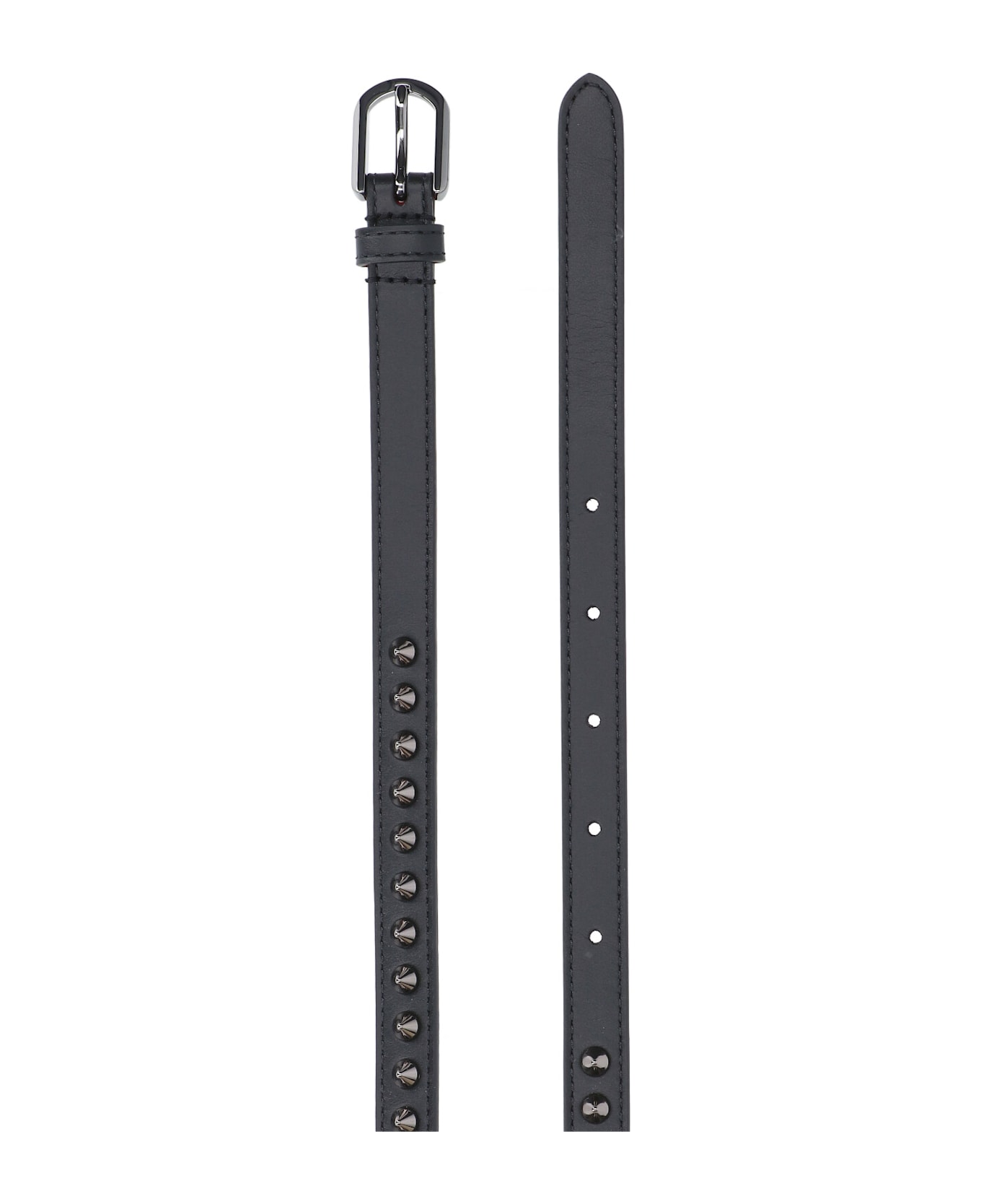 Christian Louboutin 
loubispikes
 Belt - BLACK/LOUBI/GUN METAL
