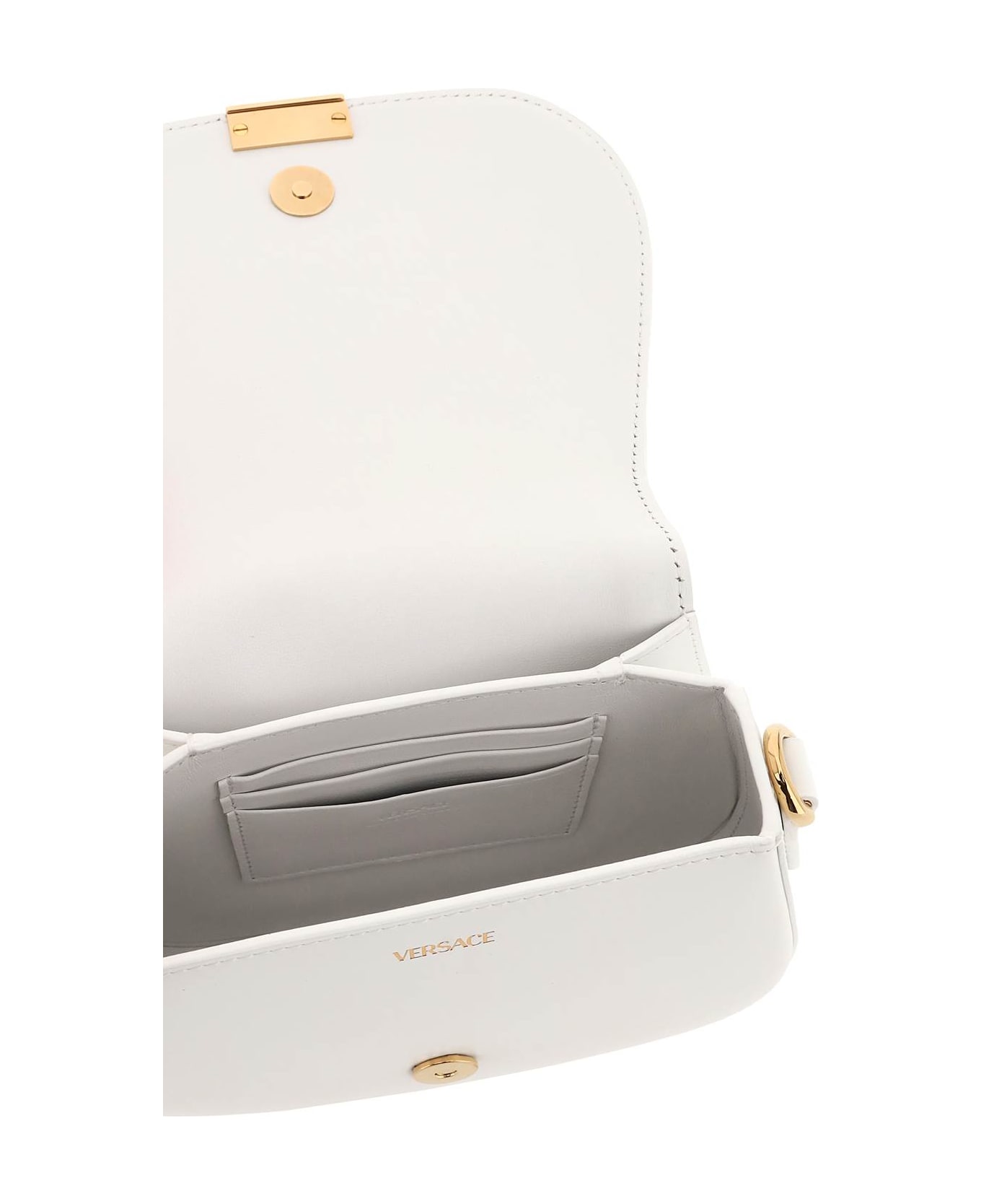 Versace Greca Goddess Shoulder Bag - White トートバッグ
