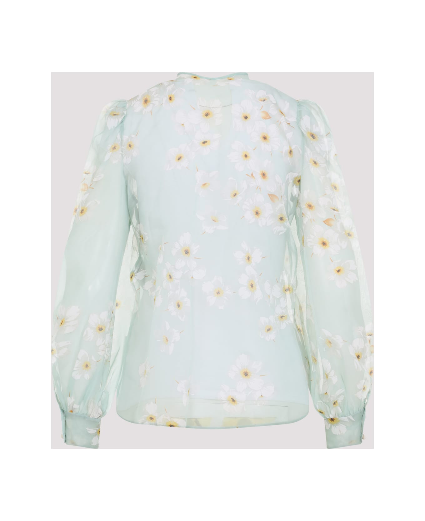 Valentino Silk Shirt - Dirty Sage Multicolor