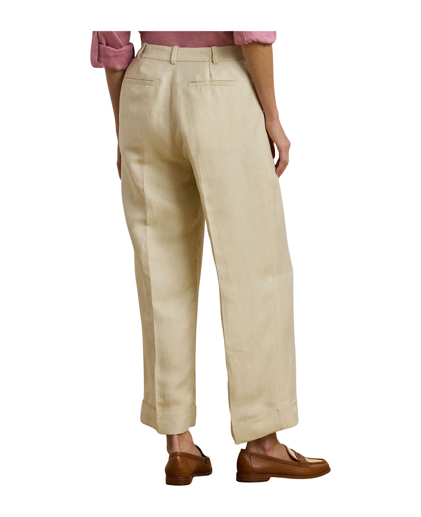 Ralph Lauren Yaitlee Ankle Pleated - Ivory Beige