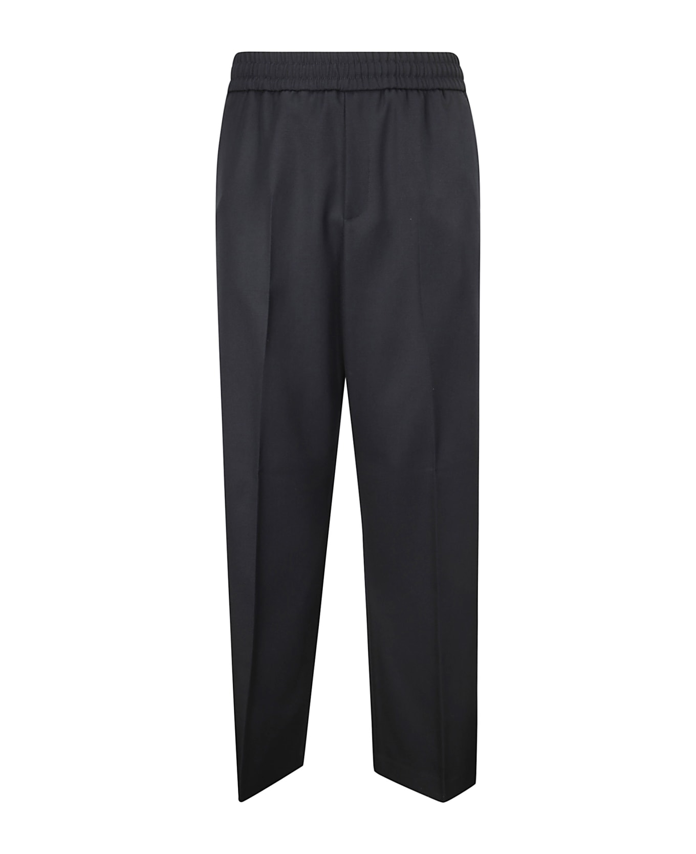 Golden Goose 'lennon' Navy Virgin Wool Blend Trousers - Blue