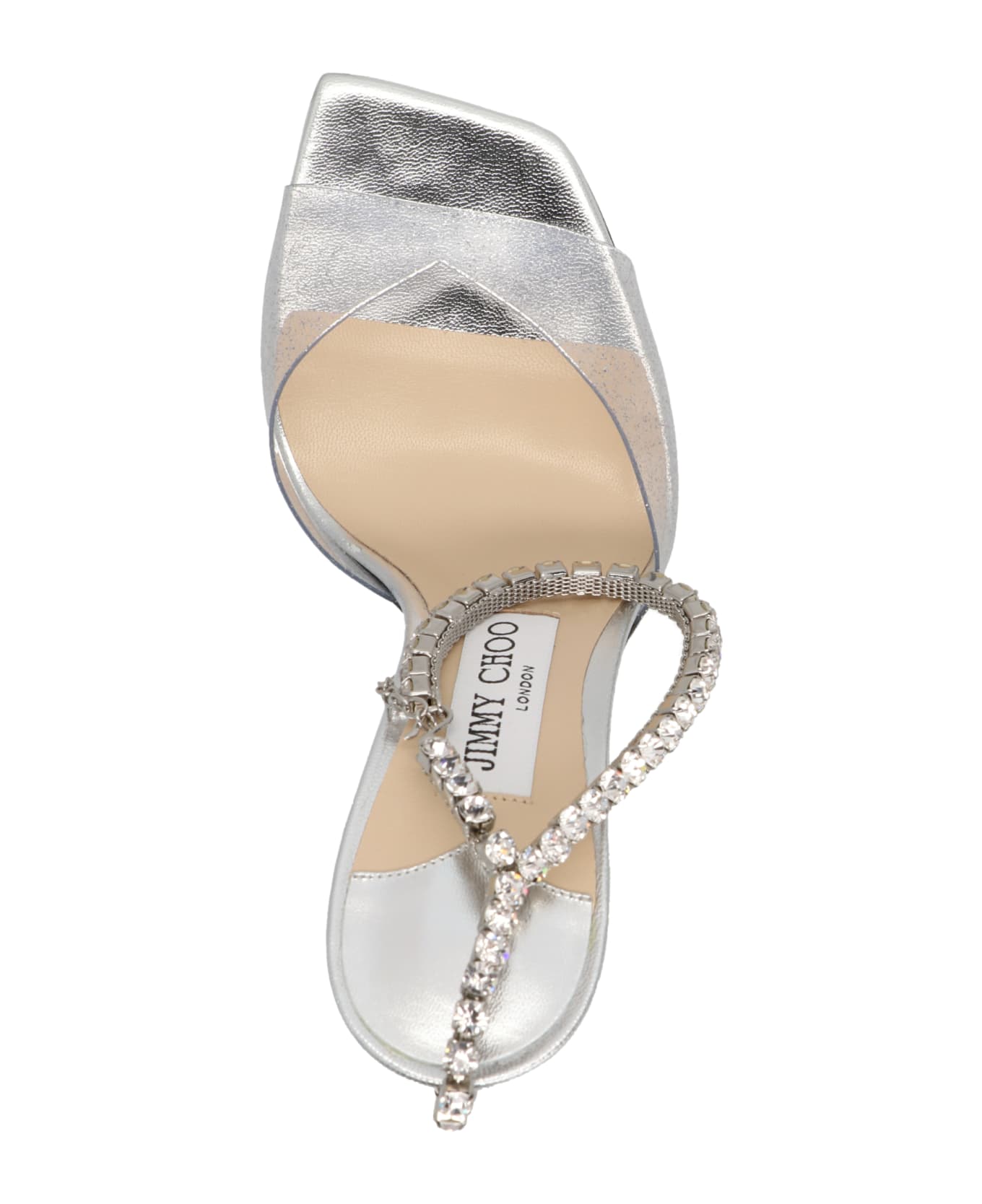 Jimmy Choo 'saeda' Sandals - Silver