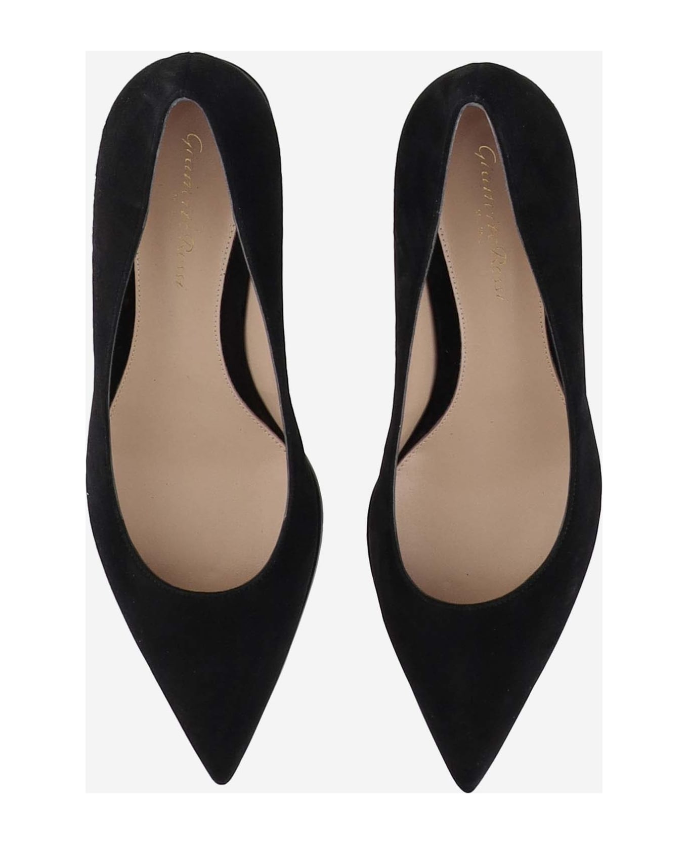 Gianvito Rossi Black Suede Pumps