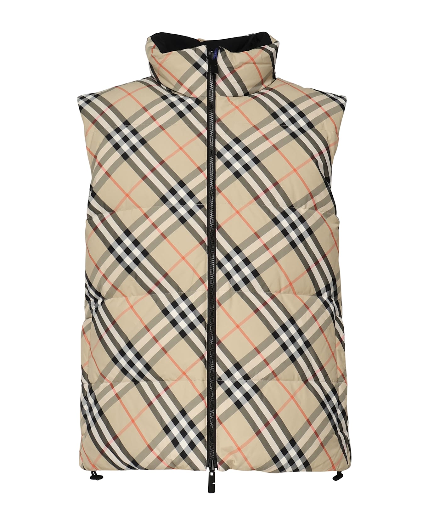 Burberry Printed Nylon Reversible Down Jacket - SANDIPCHECK