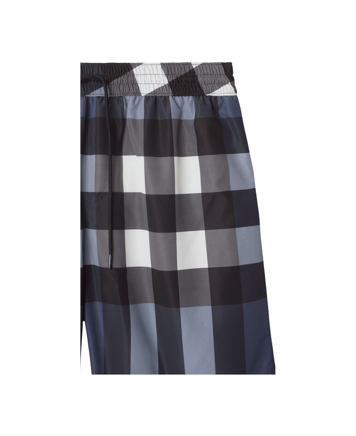 Burberry Check Swim Shorts - Blue