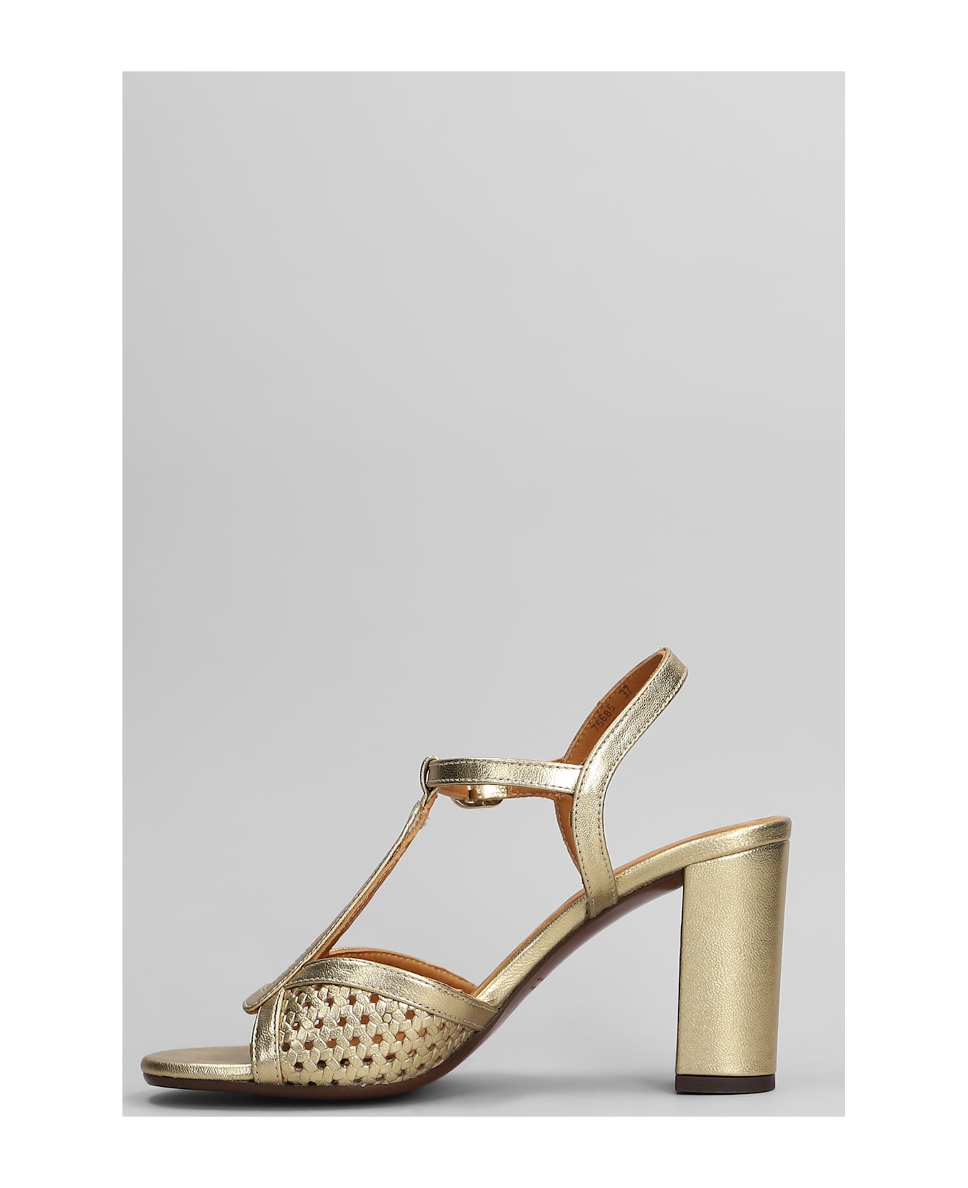 Chie Mihara Bechill Sandals In Gold Leather - gold