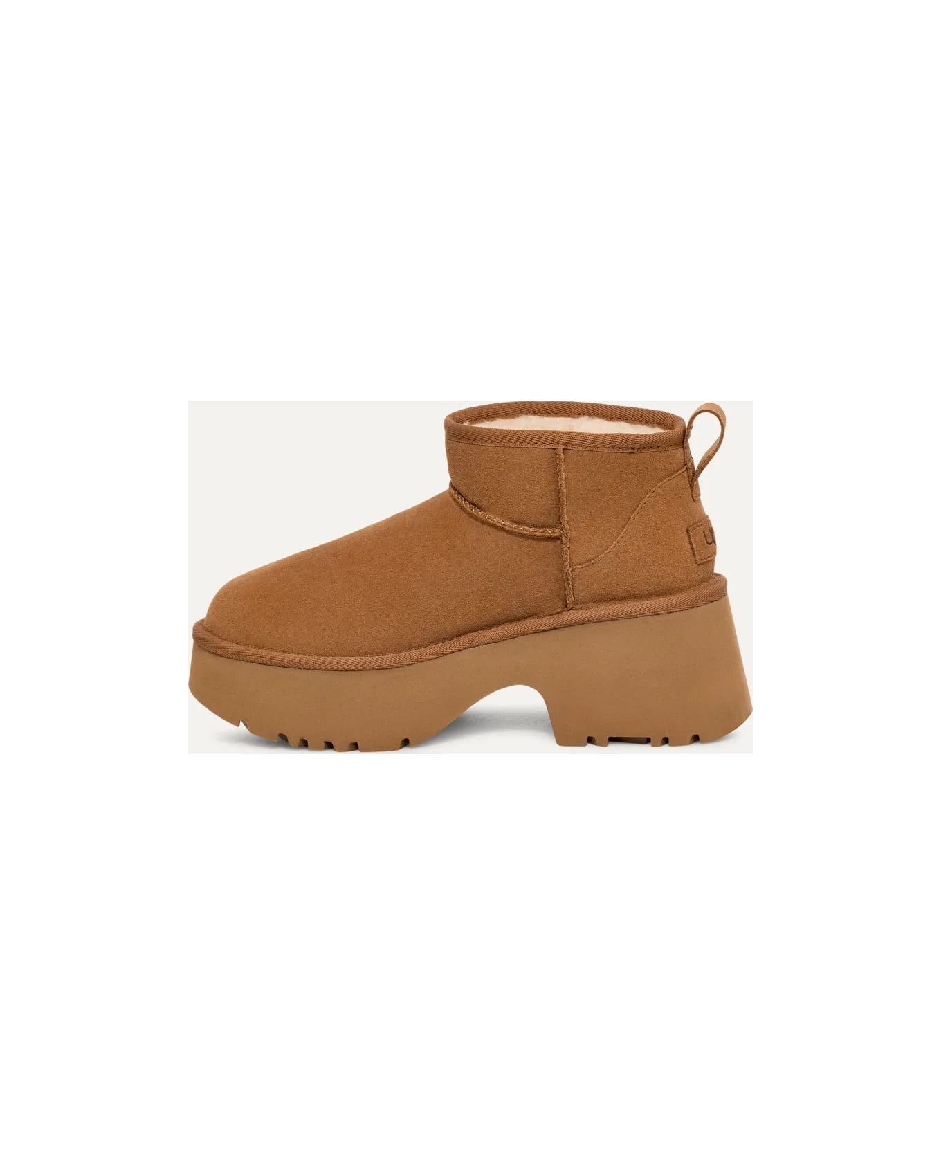 UGG W Classic Ultra Mini New Heights - Chestnut