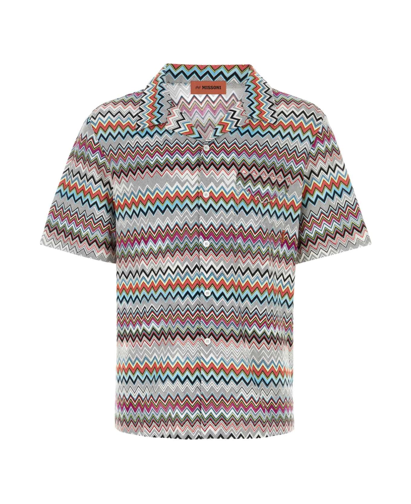 Missoni Embroidered Cotton Shirt - MULTICOLOR シャツ