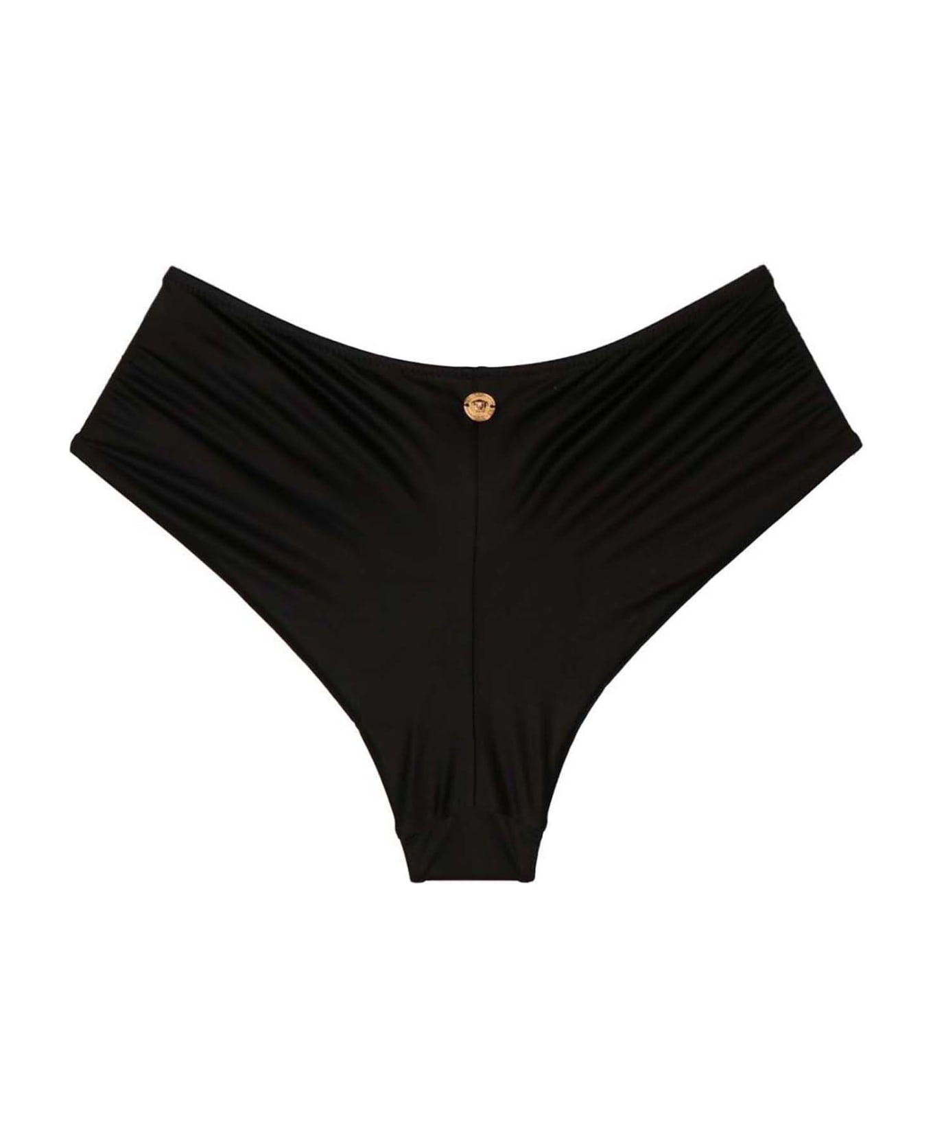 Versace Bikini Briefs With Knot - Black   水着