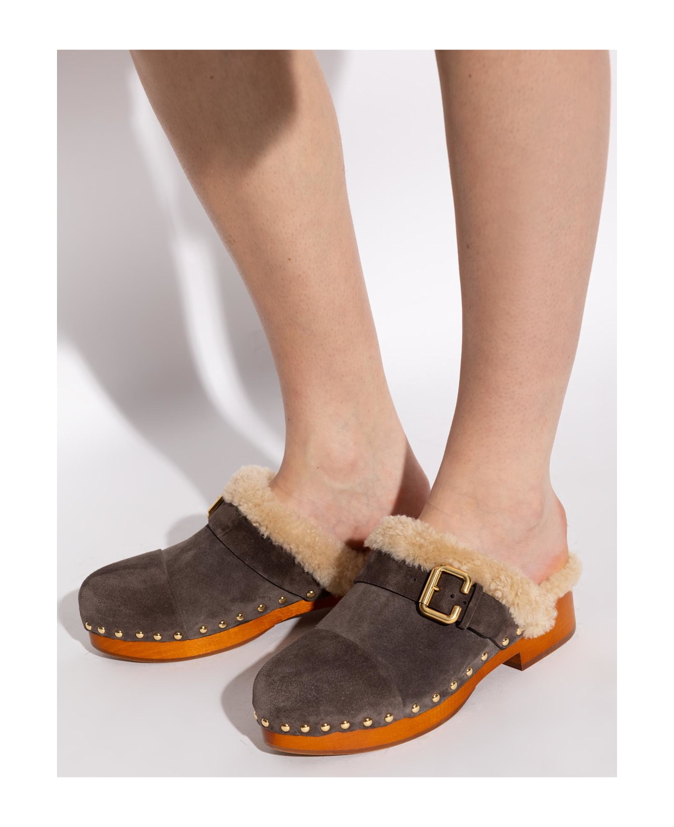 Chloé Clogs 
jeannette
 - BROWN