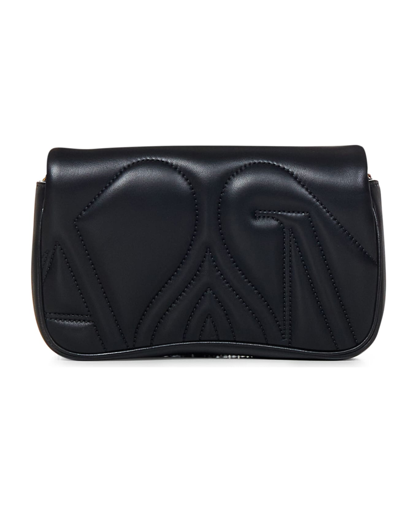 Alexander McQueen Mini Seal Shoulder Bag - Black