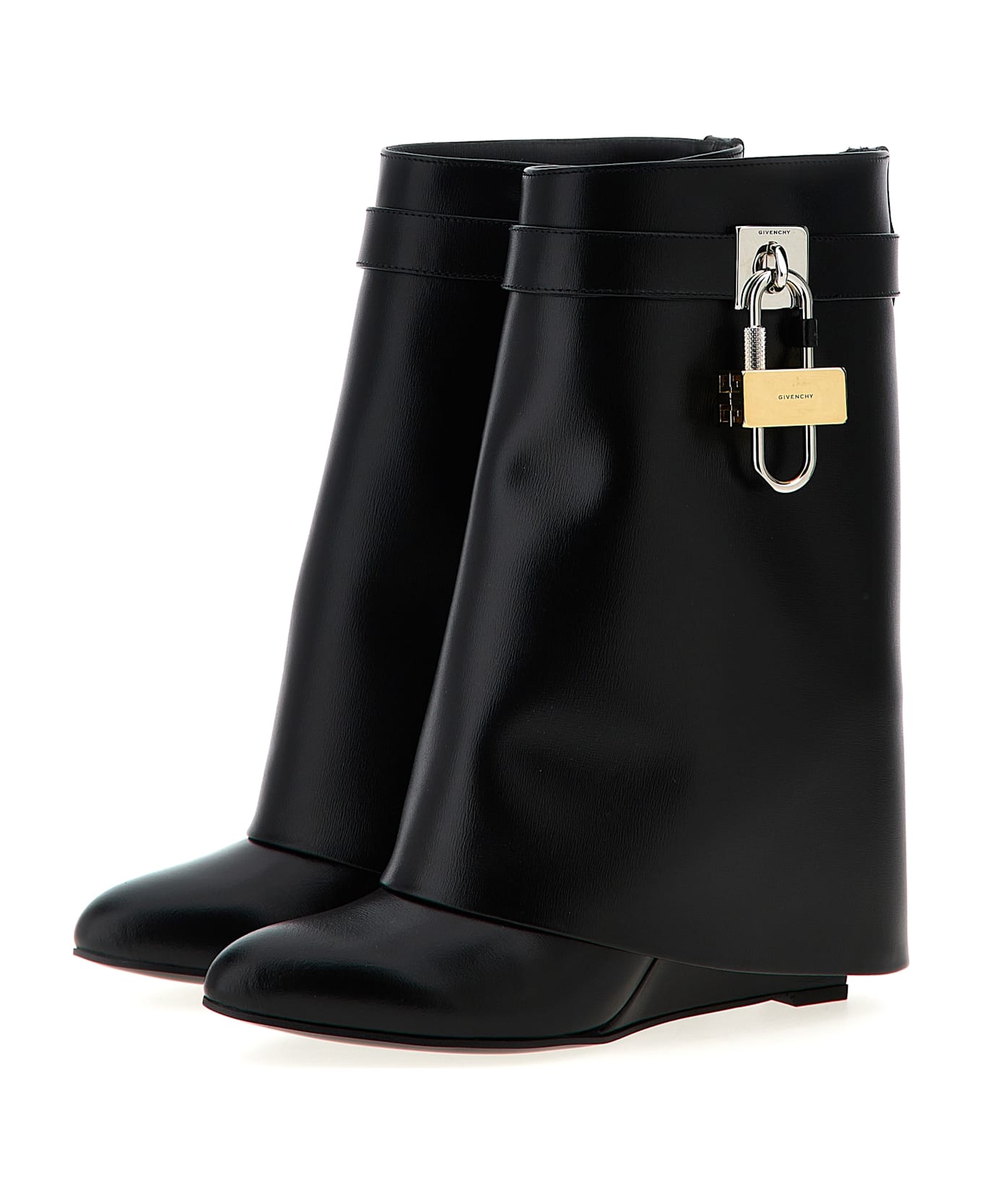 Givenchy 'shark Lock' Ankle Boots - Black  