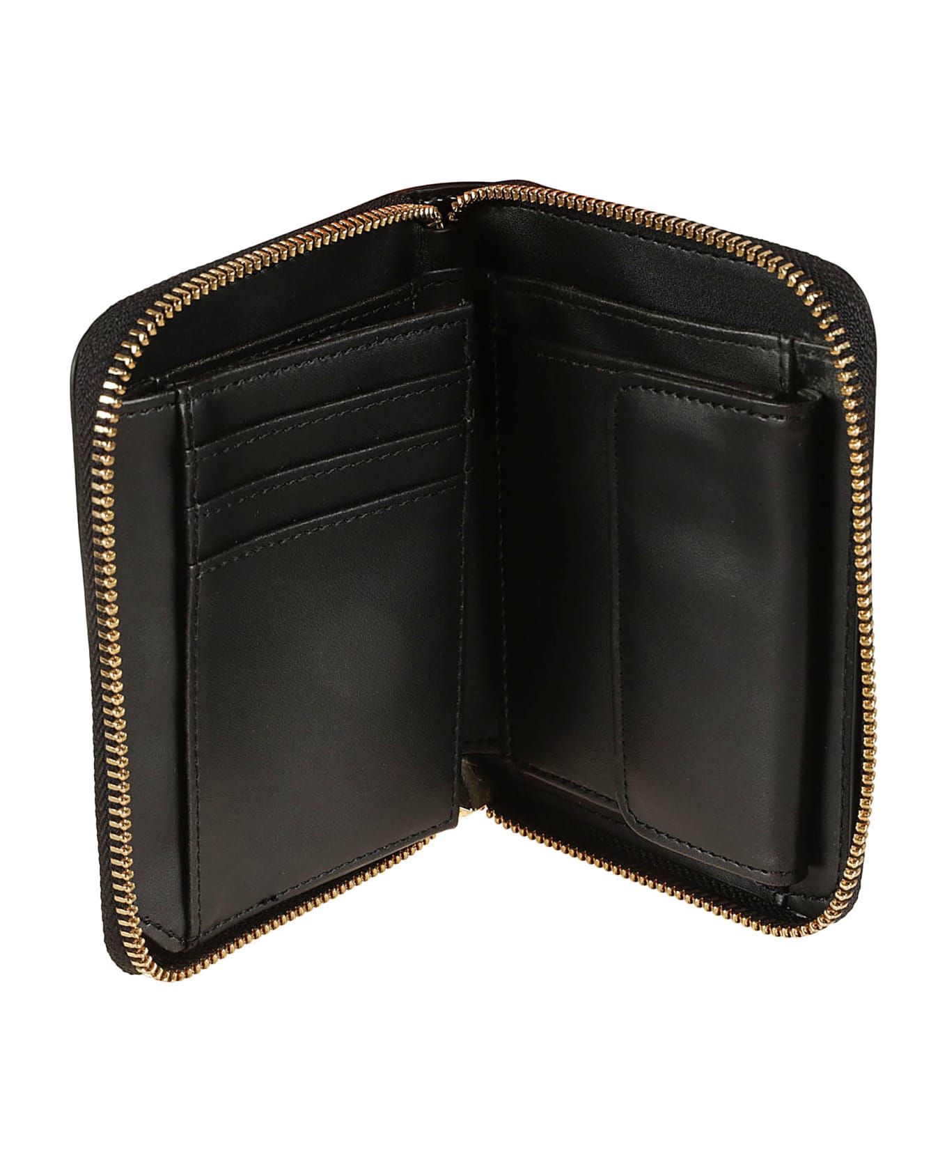 Love Moschino Logo Skinned Zip-around Wallet - Black