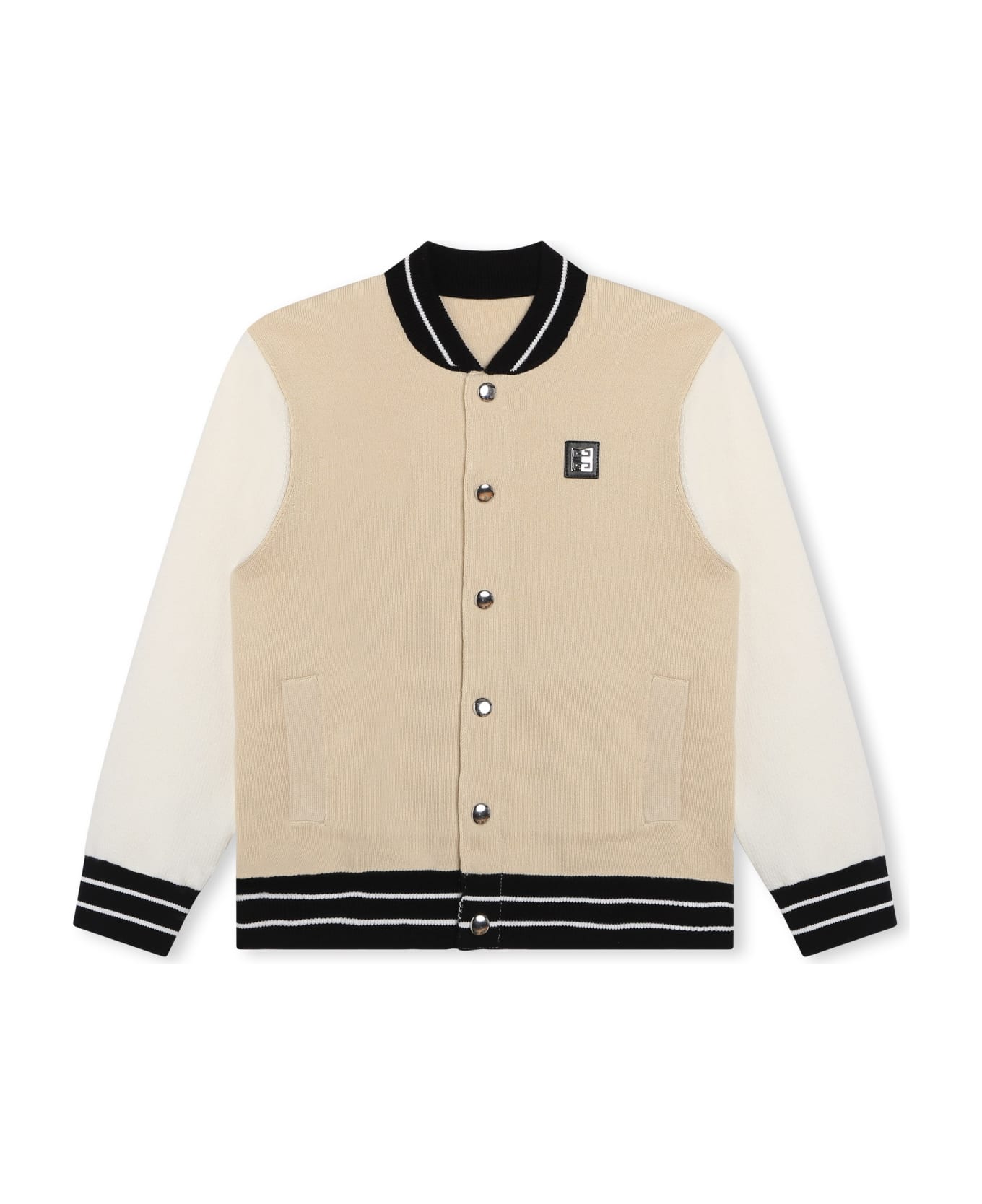 Givenchy Bomber Jacket With Patch - Beige