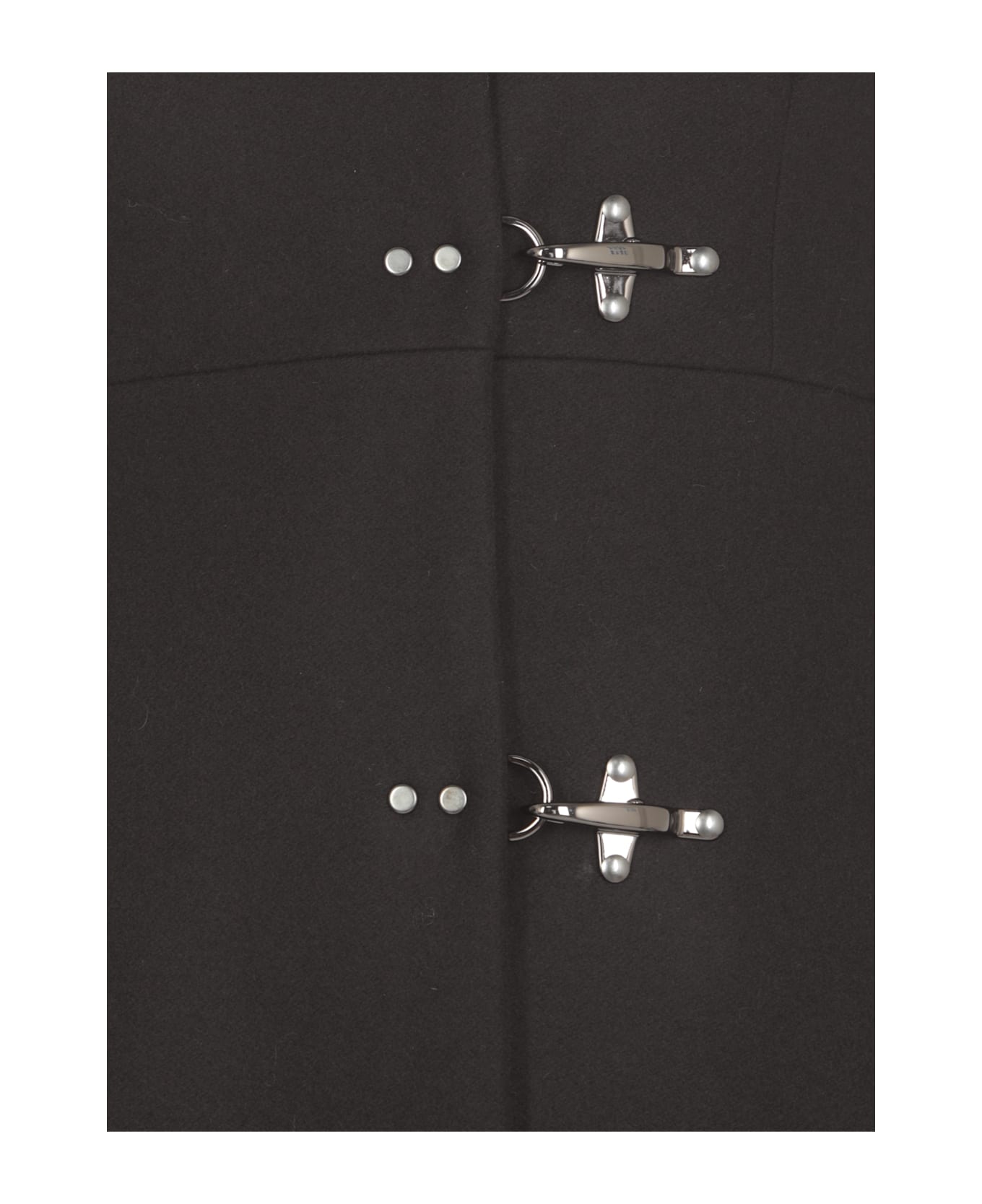 Fay Romantic Lined Coat - Black