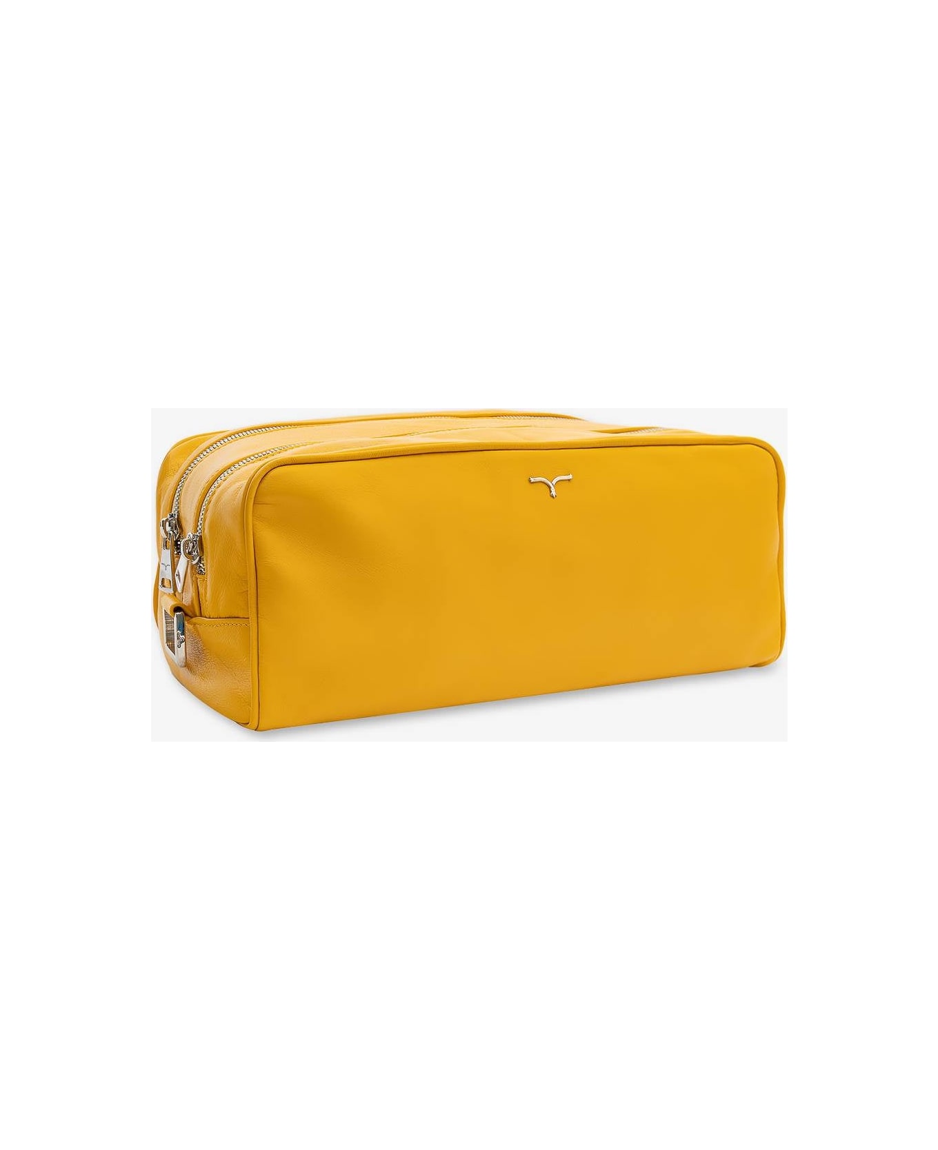 Larusmiani Wash Bag'tzar' Luggage - Gold トラベルバッグ