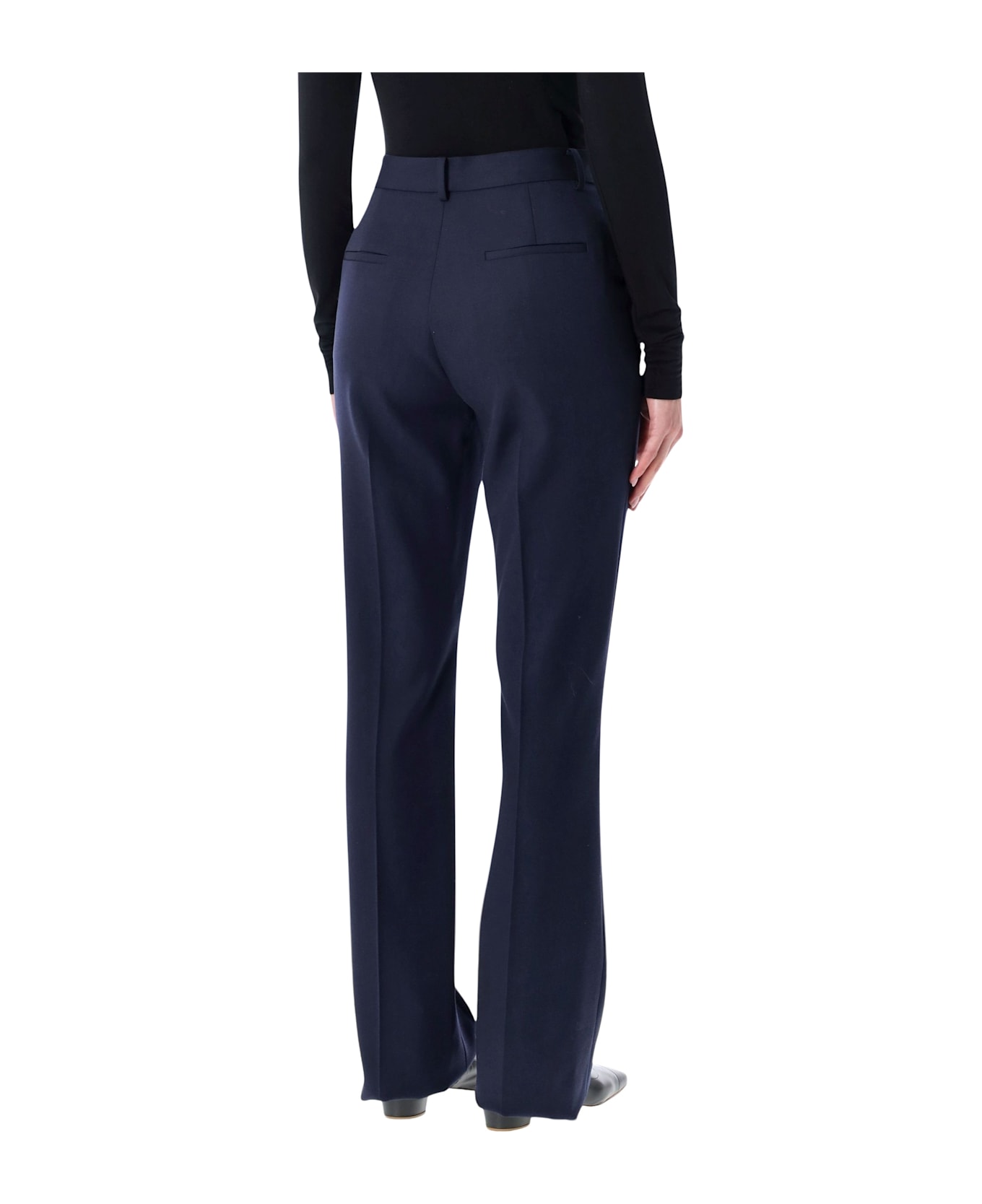 Ralph Lauren Wrigley Grain De Poudre Trousers - ICON NAVY