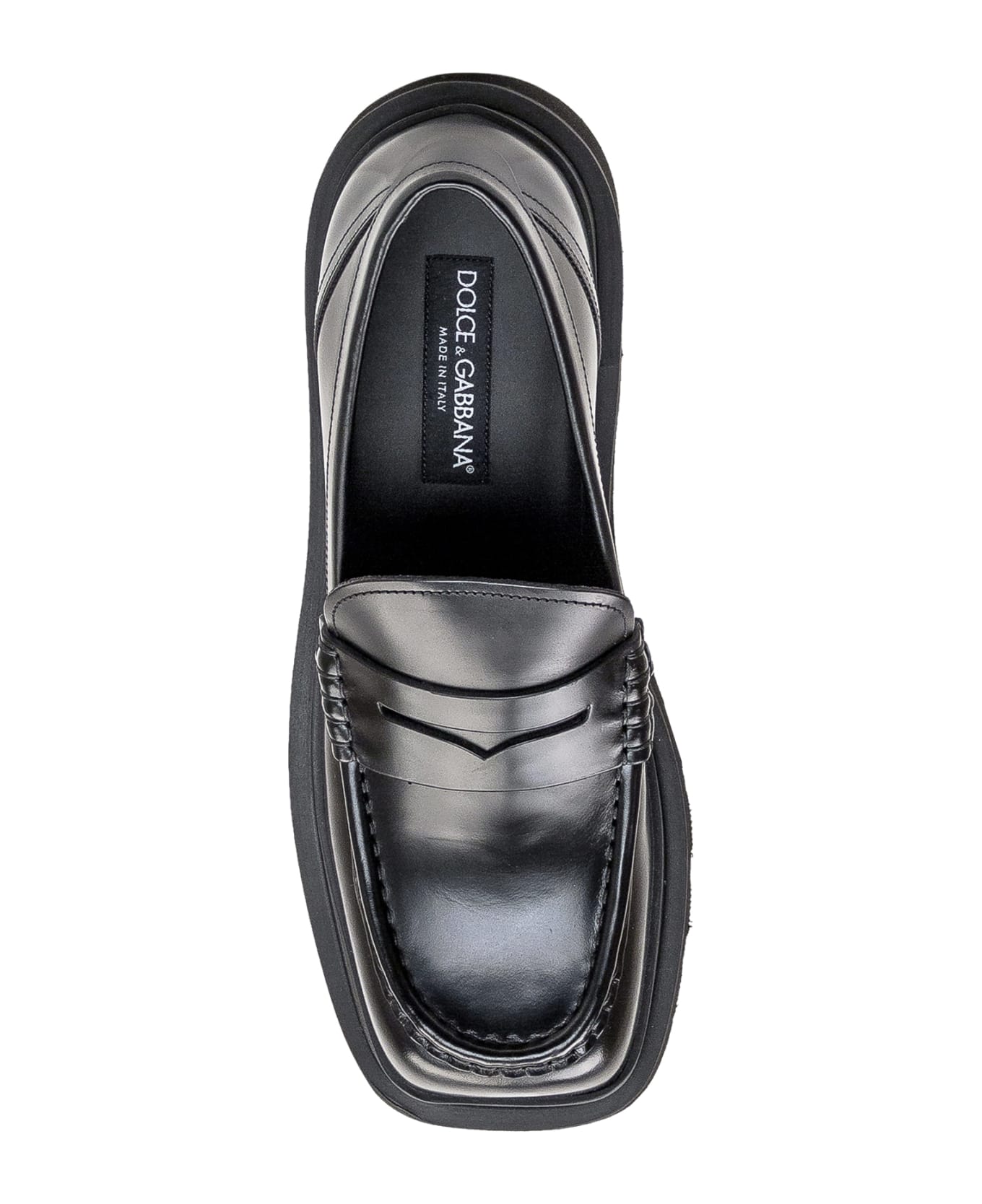 Dolce & Gabbana Leather Loafer - NERO