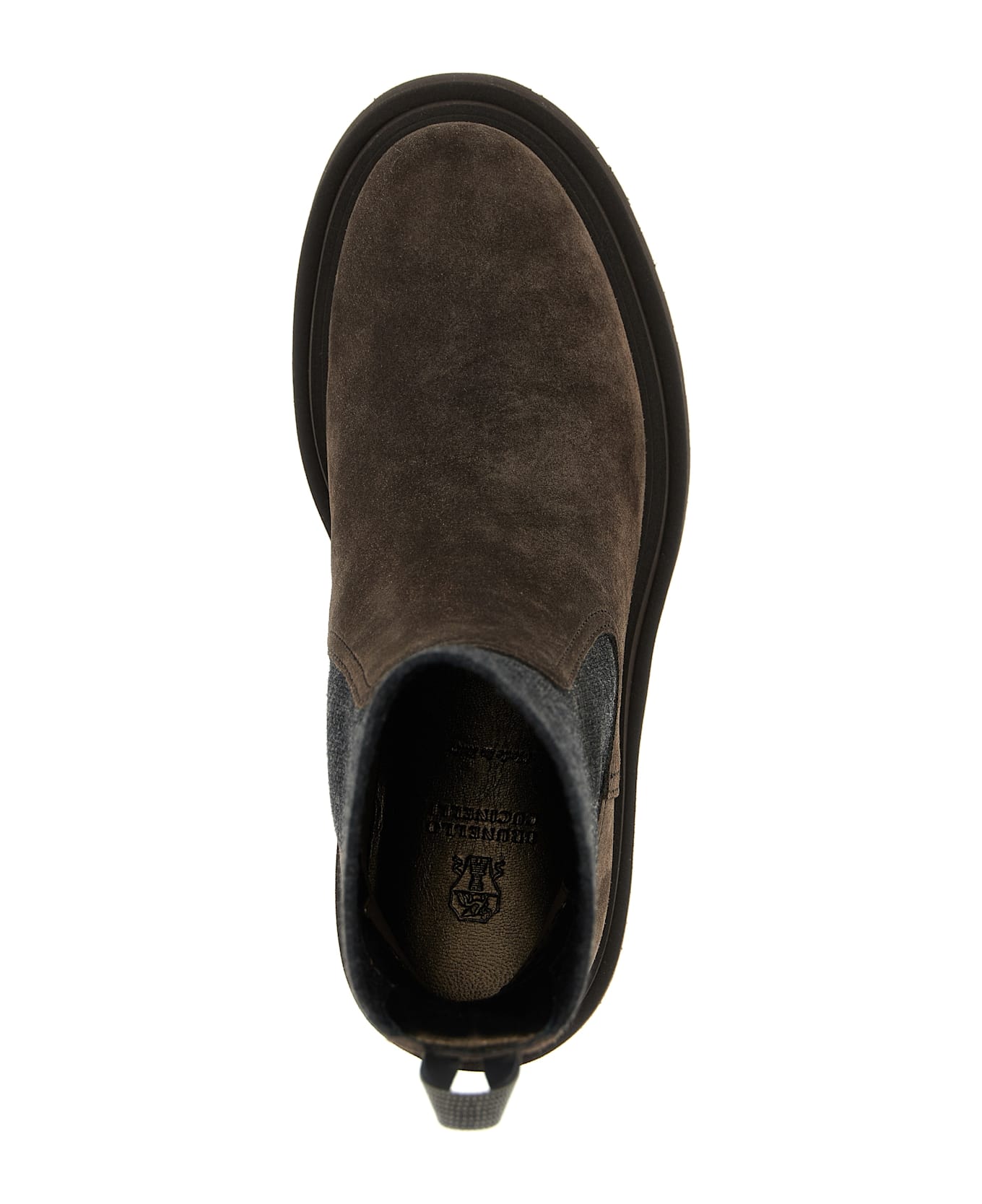 Brunello Cucinelli Monile Ankle Boots - Brown