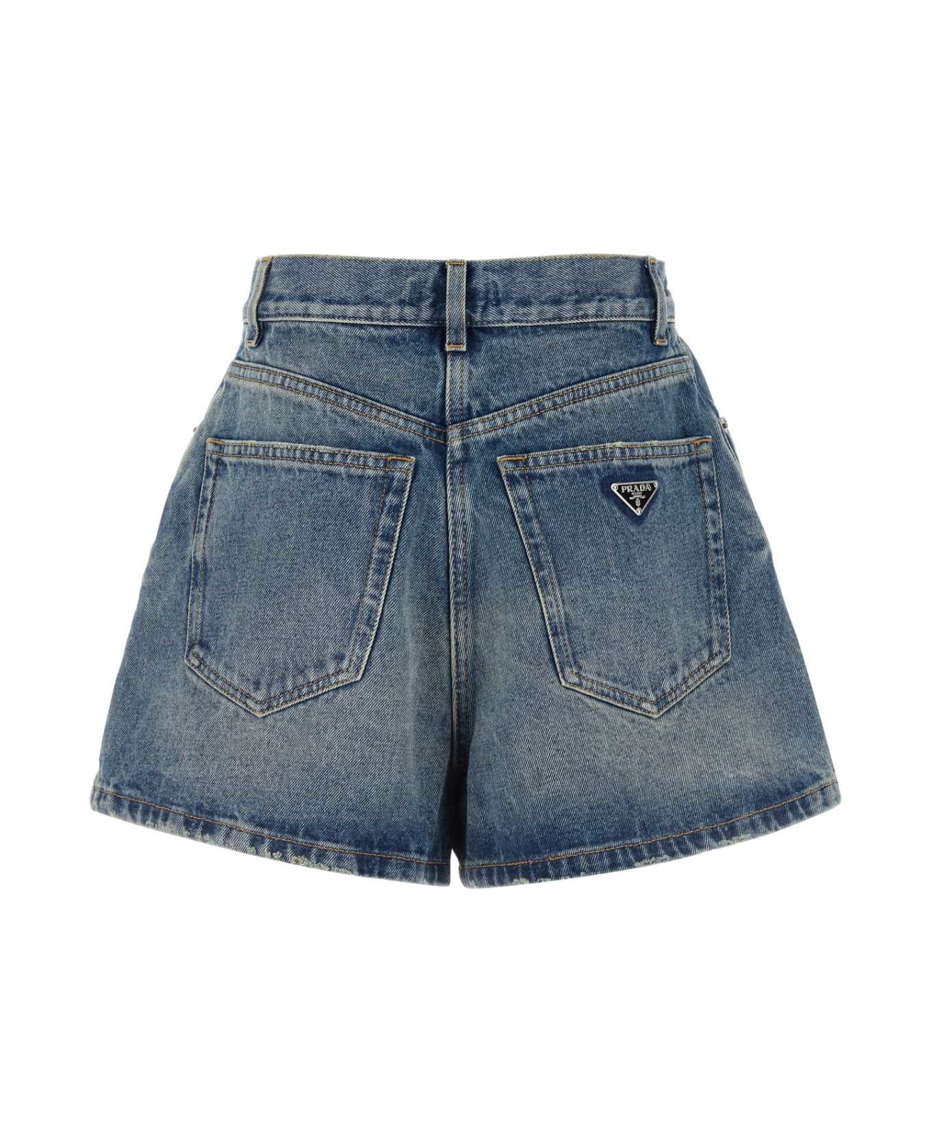 Prada Denim Shorts - SKY