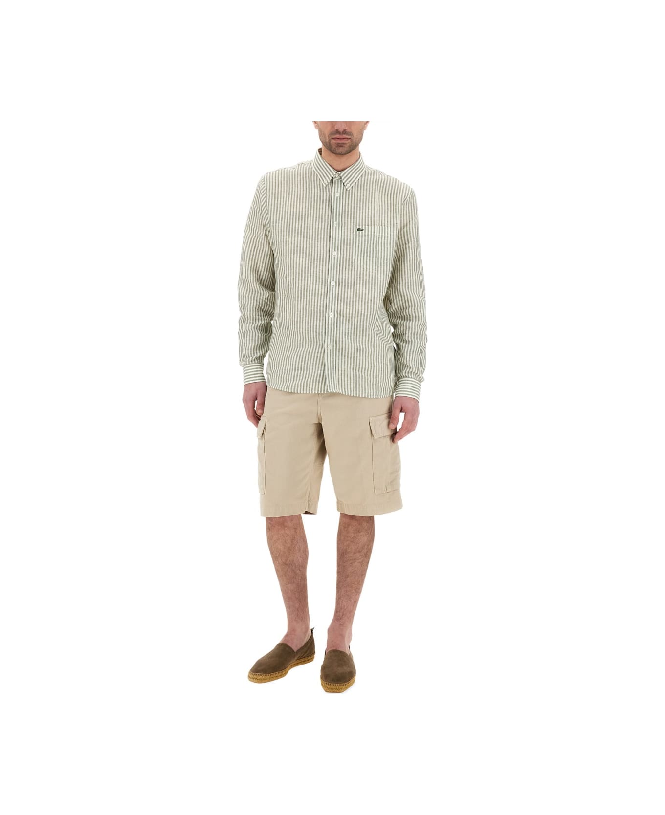 Lacoste Shirt With Logo - BLUE