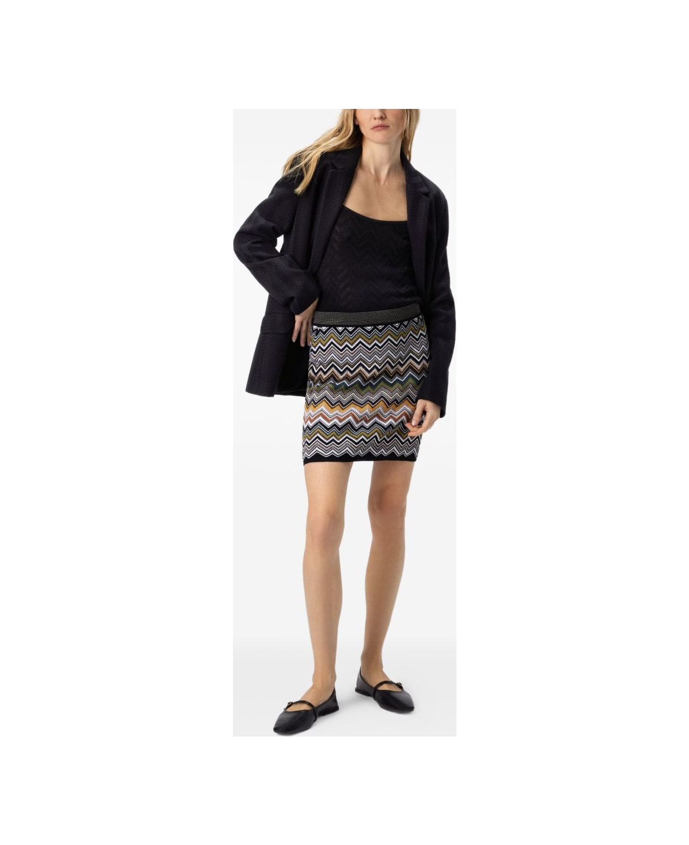 Missoni Wool Blend Skirt - Brown