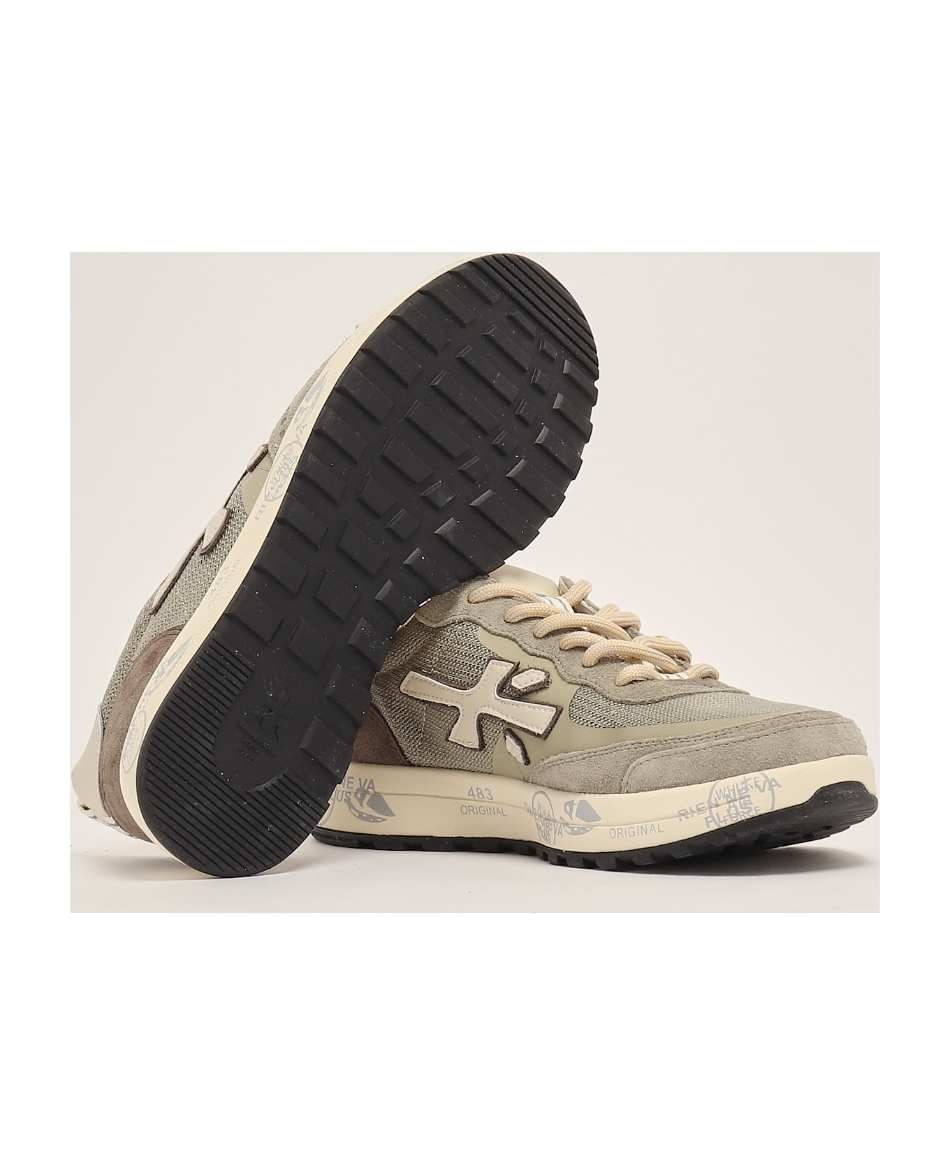 Premiata Nous Var 6655 Sneaker - TORTORA TAB MARRONE