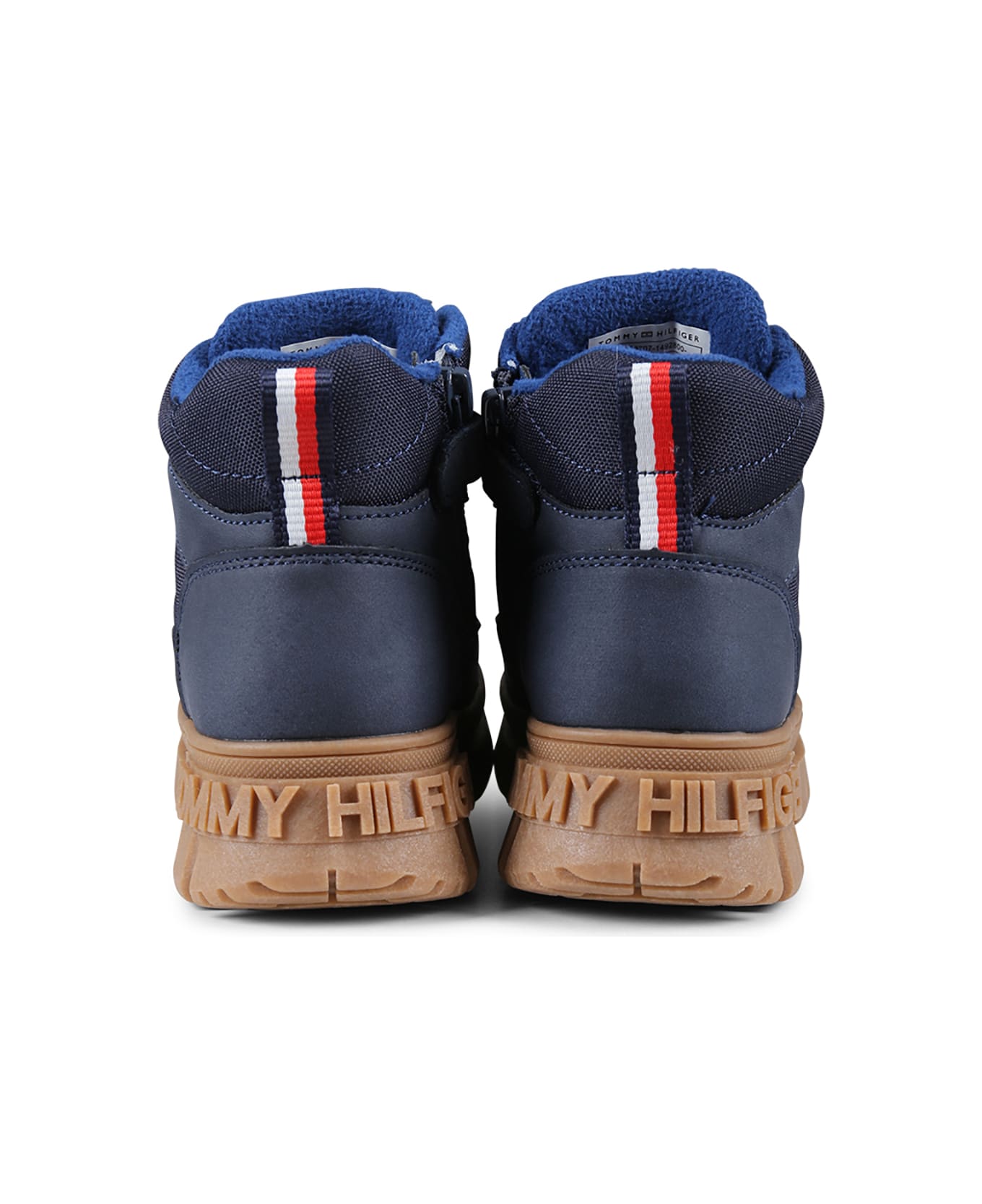 Tommy Hilfiger Blue Ankle Boots For Boy With Logo - Blue