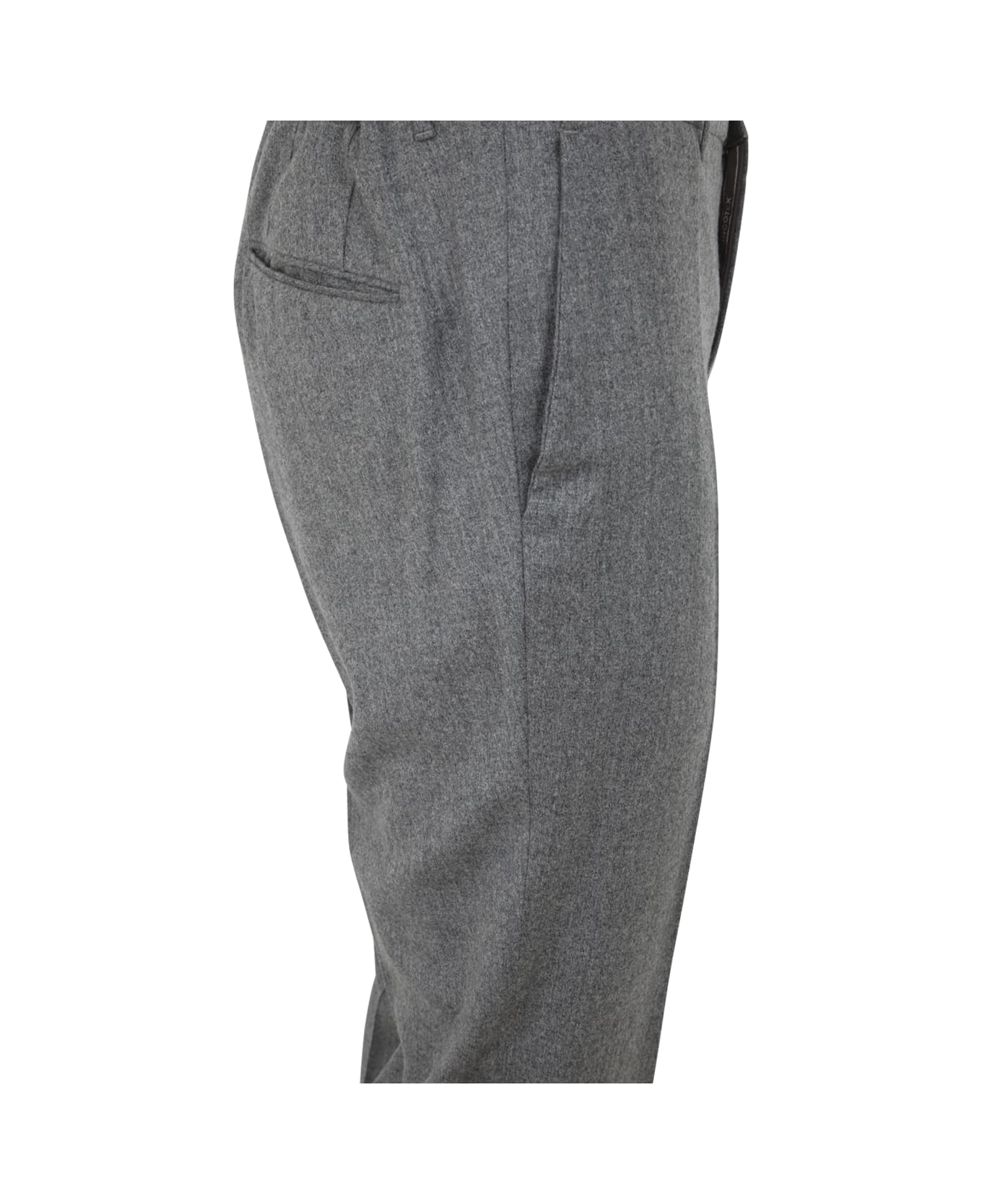 Incotex Smart Flannel Trousers - Pearl