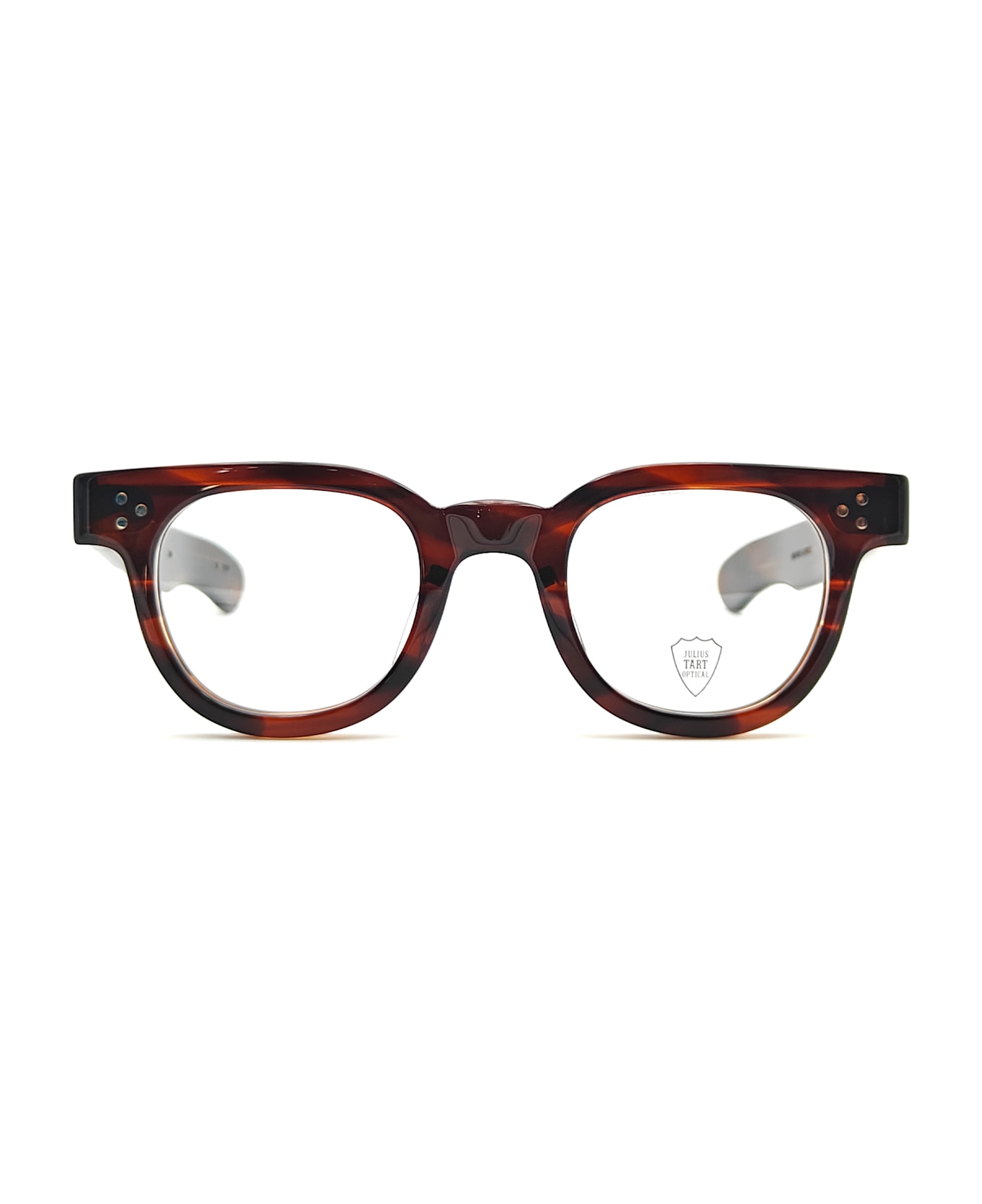 Julius Tart Optical Fdr 46x24 - Demi Amber Rx Glasses - brown