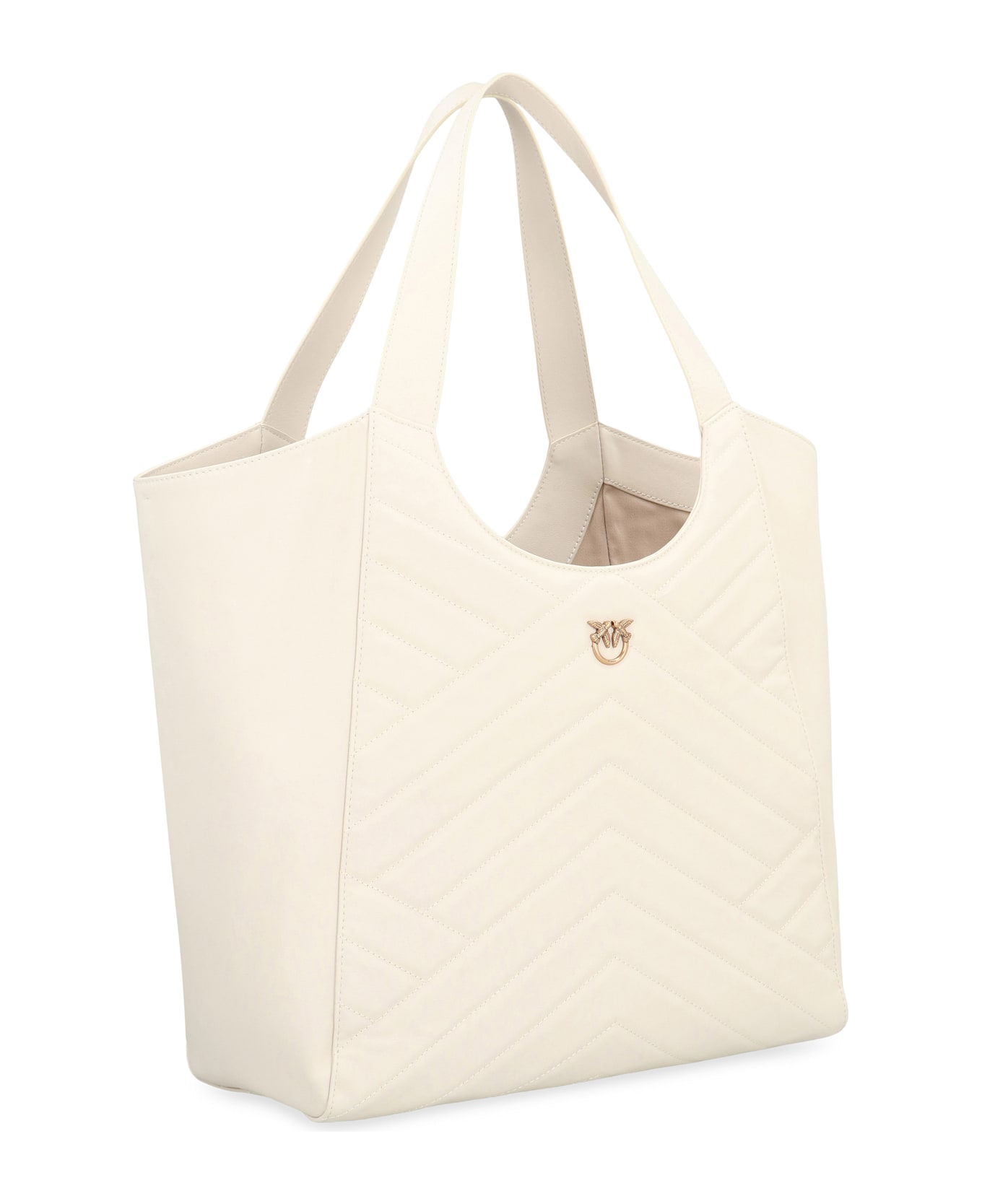 Pinko Puzzle Tote Bag - White