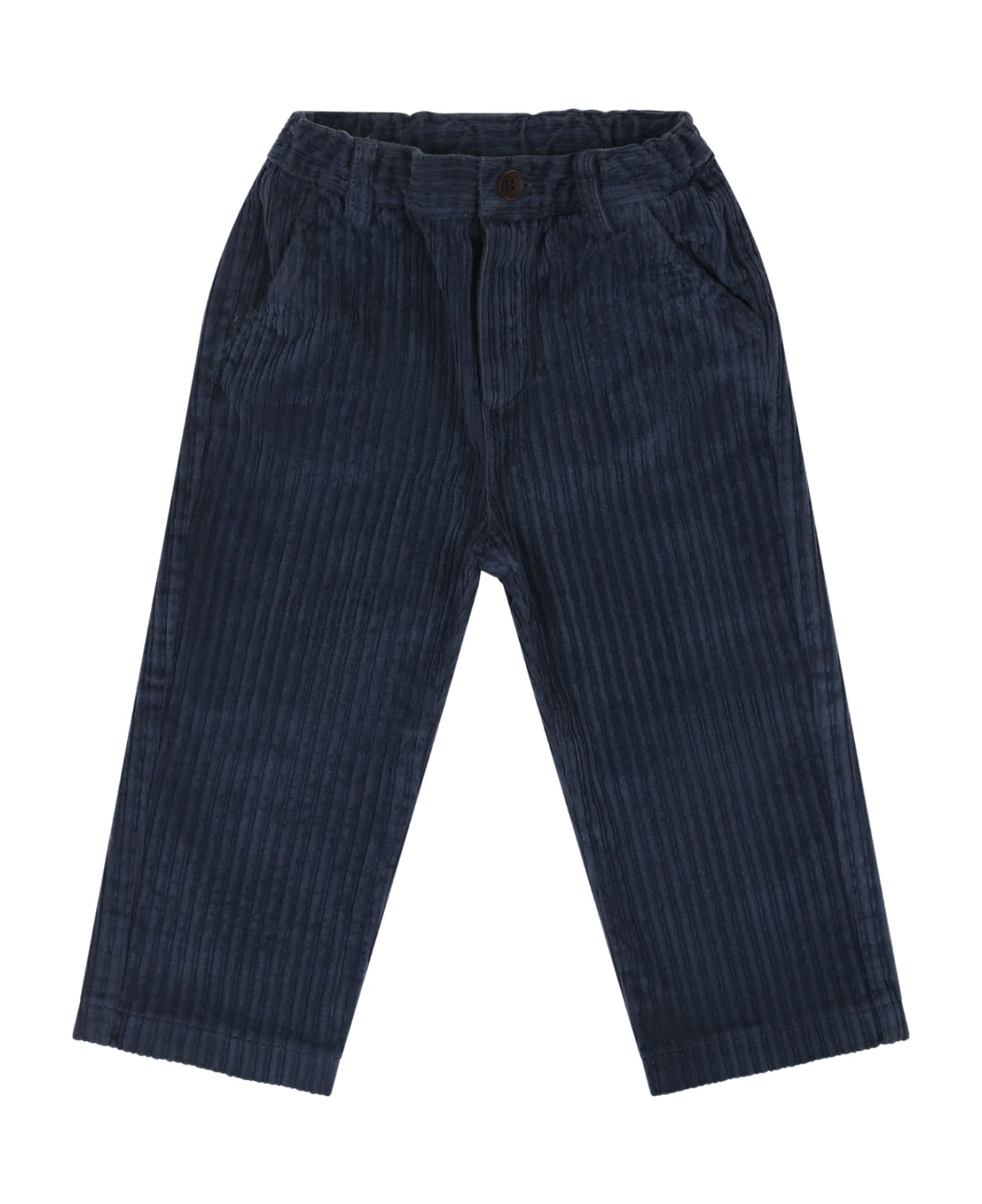 Zhoe & Tobiah Blue Trousers For Baby Boy - Blue