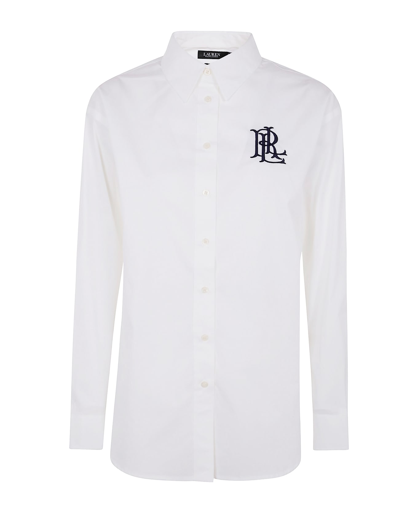 Ralph Lauren Kotta Long Sleeves Cutton Front Shirt - White
