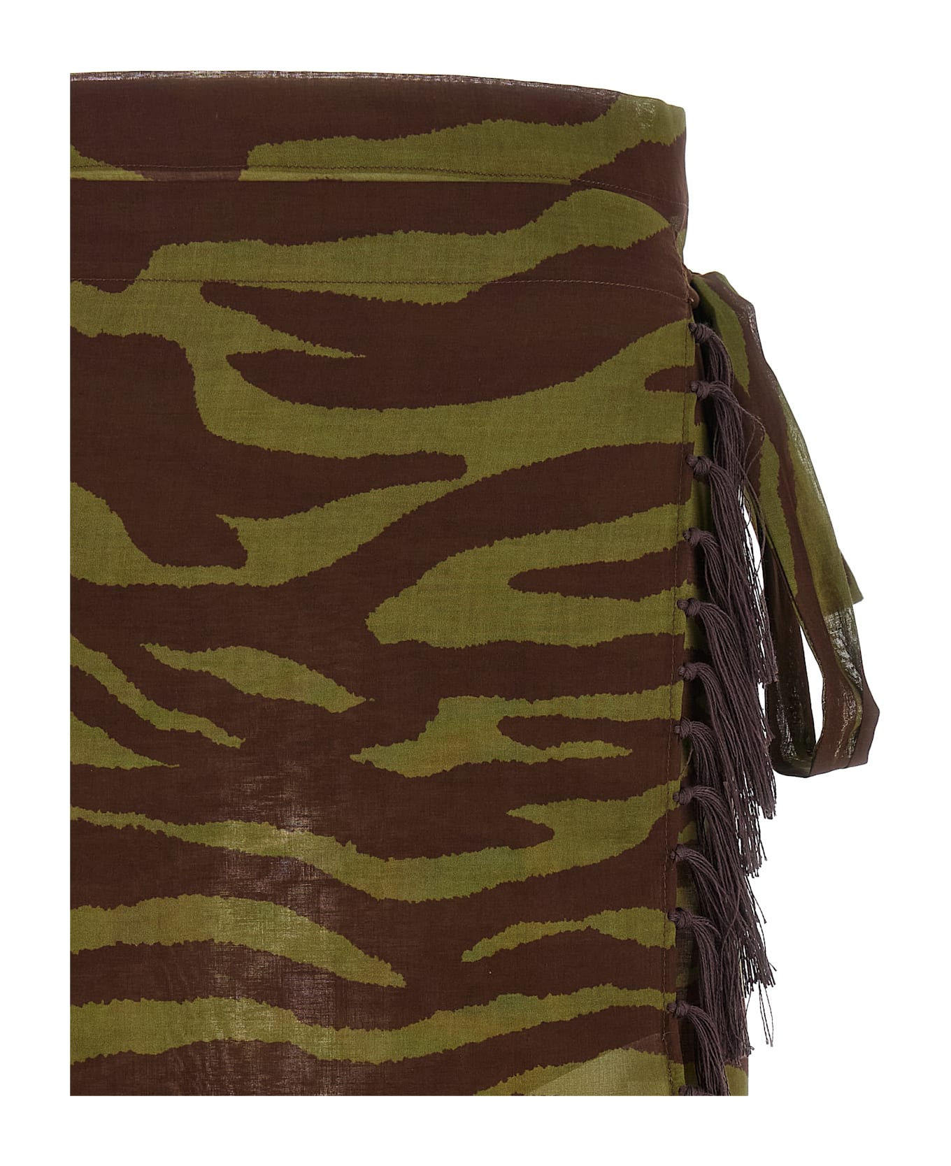 The Attico Zebra Print Sarong - Multicolor
